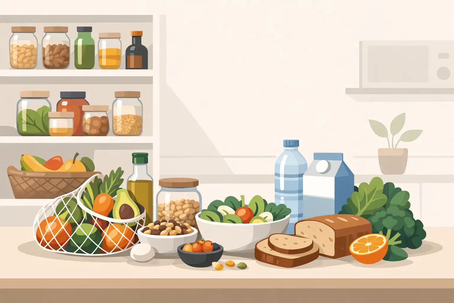 Despensa saludable para casa sin complicarte