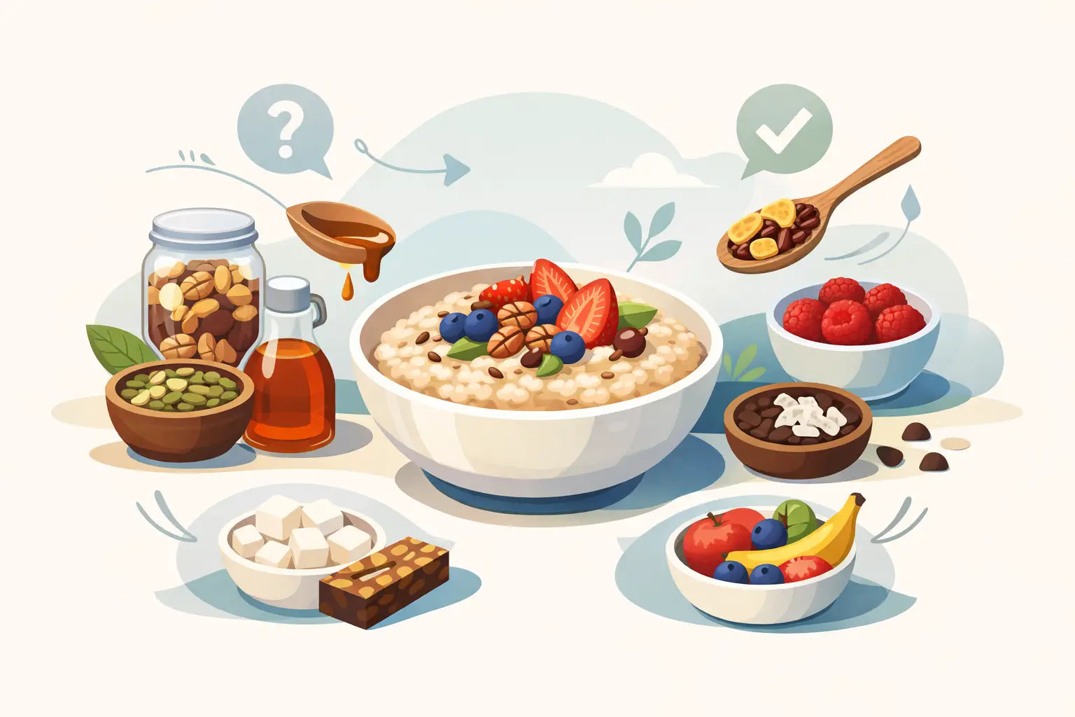 Comprar toppings para avena sin errores