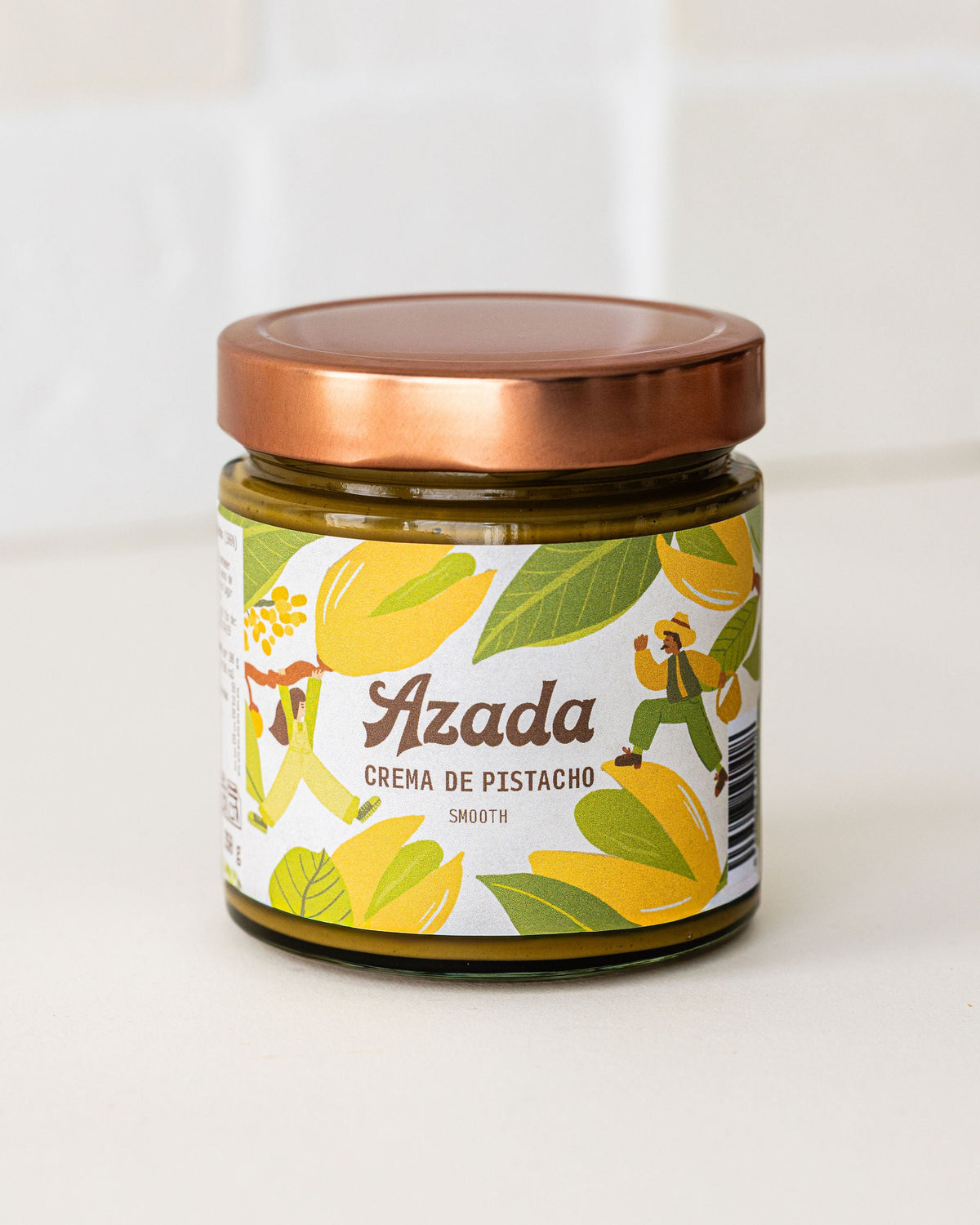 Crema de pistacho smooth 100 % pistacho de AZADA
