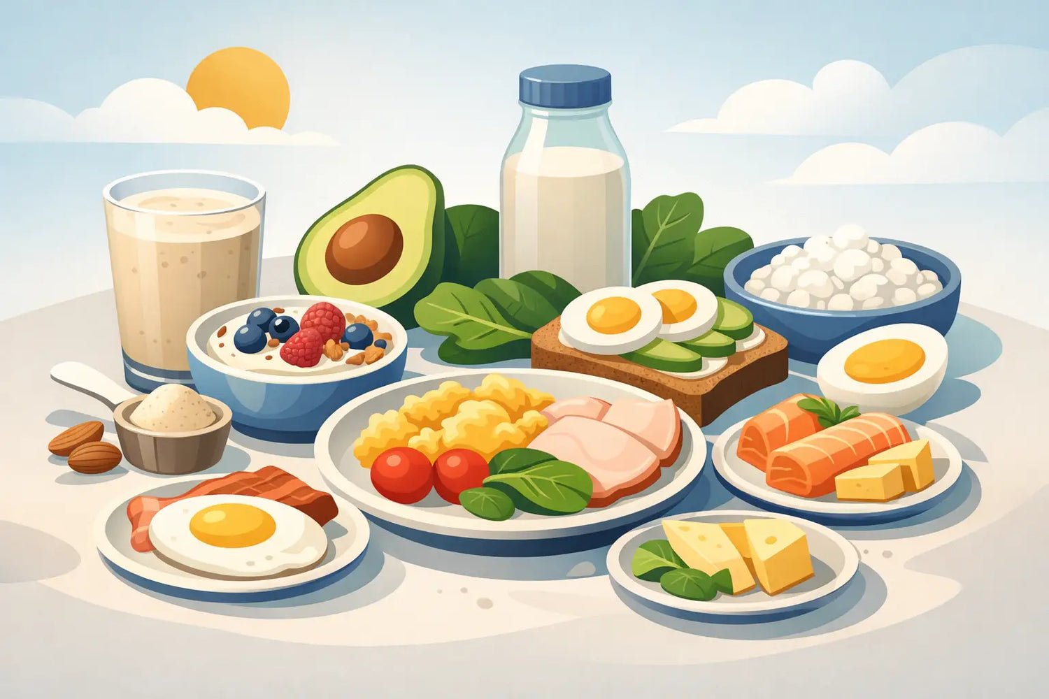 7 ideas para un desayuno proteico rápido