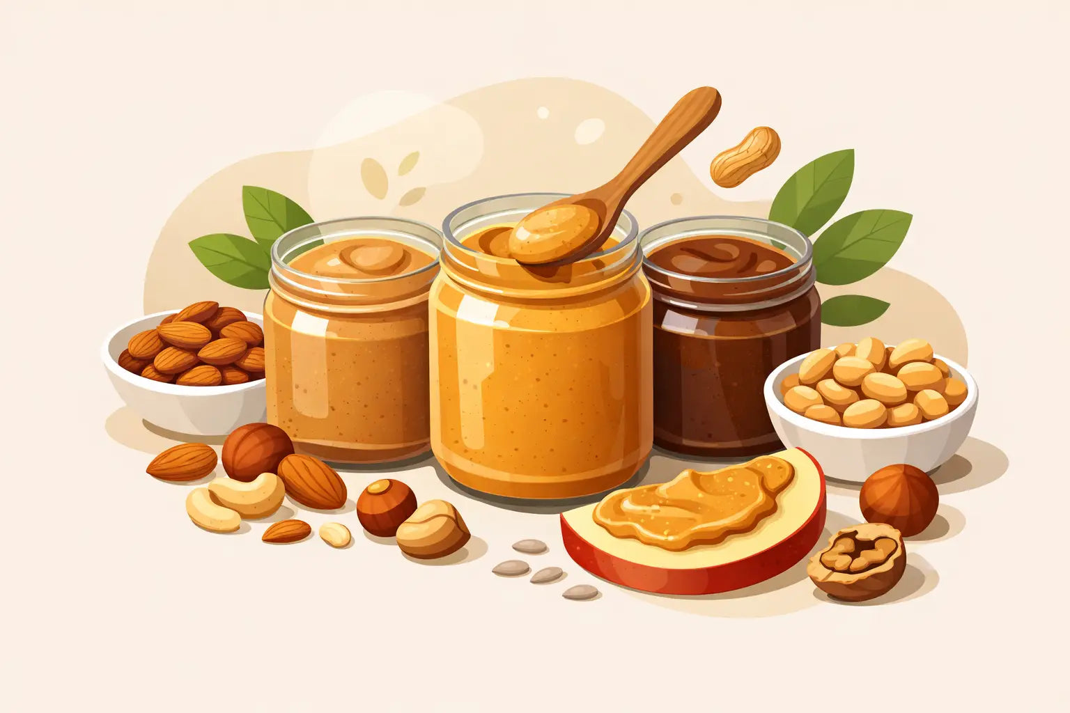 Mantequilla de frutos secos saludable de verdad