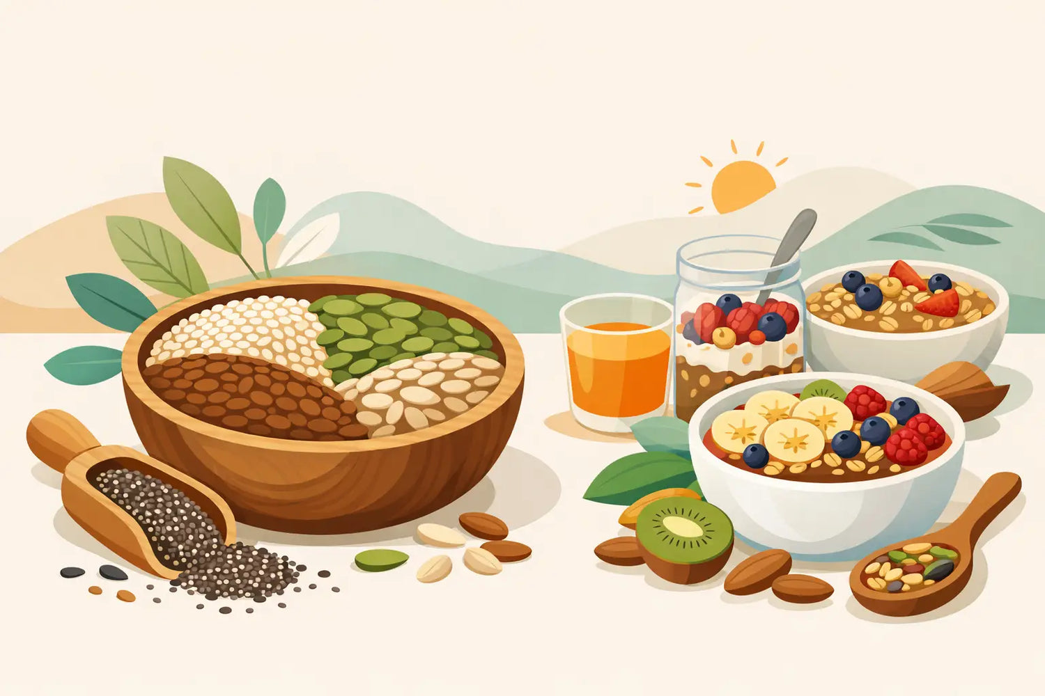 Semillas para el desayuno: cuáles elegir
