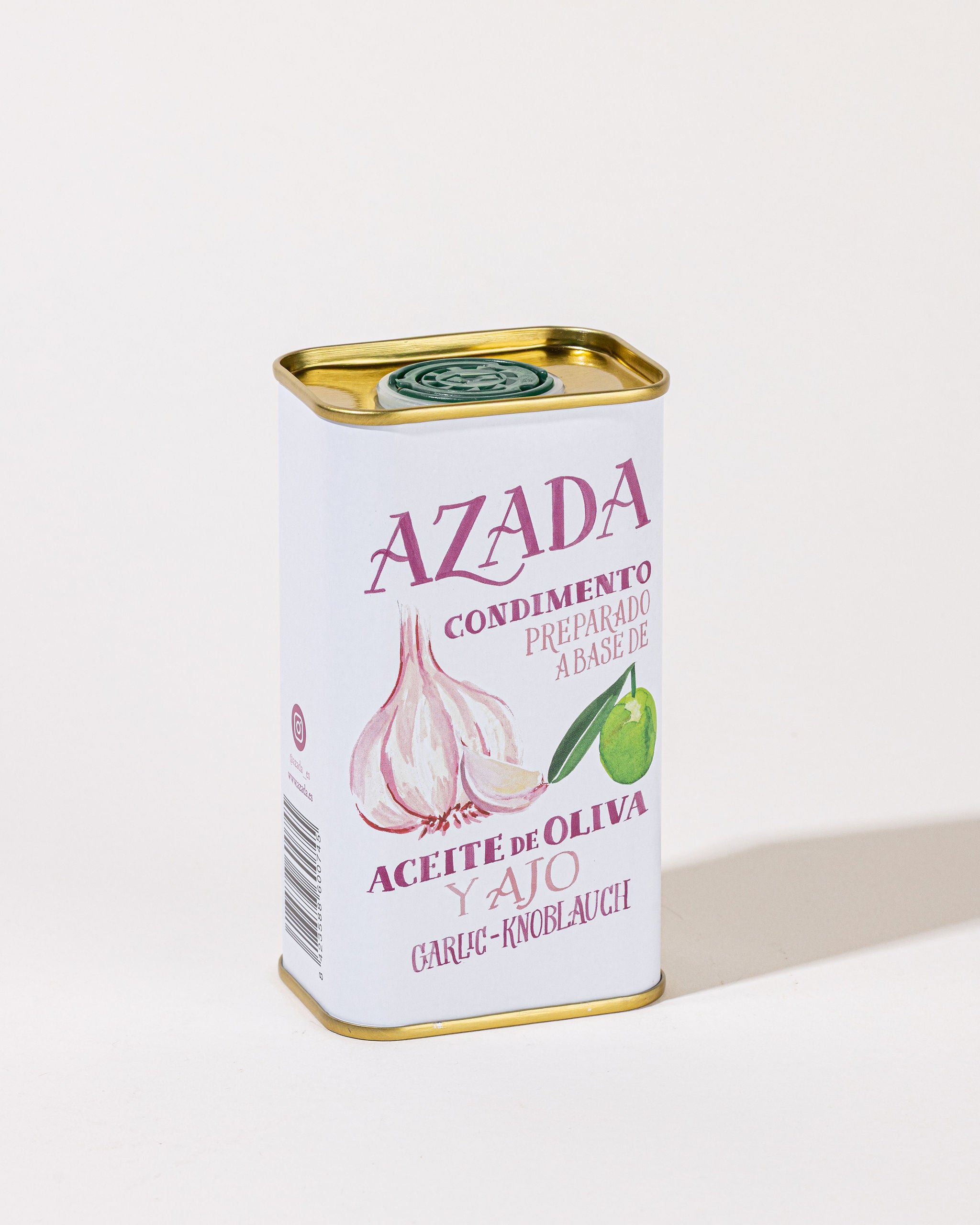 Bio-Olivenöl und Knoblauch