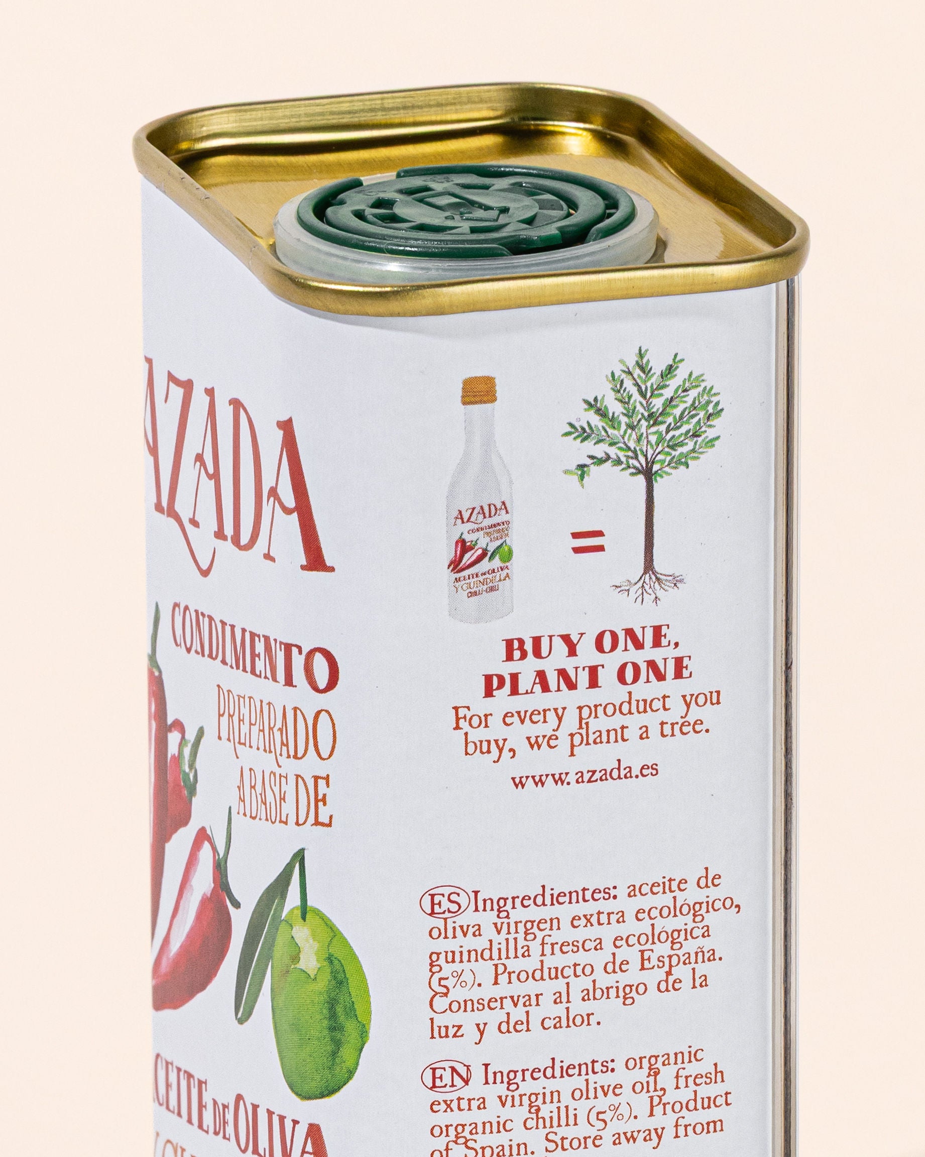 Aceite de Oliva y guindilla bio