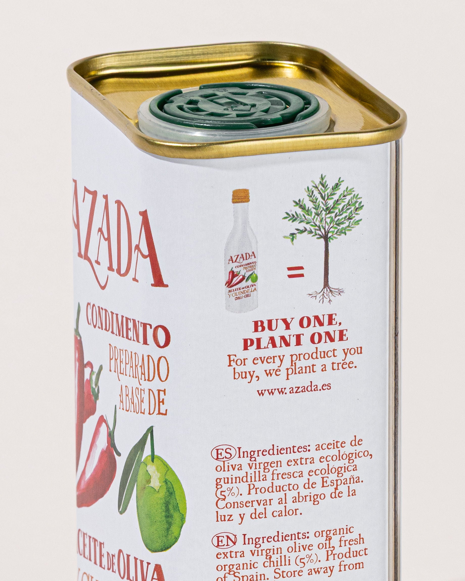 Bio-Olivenöl und Chili