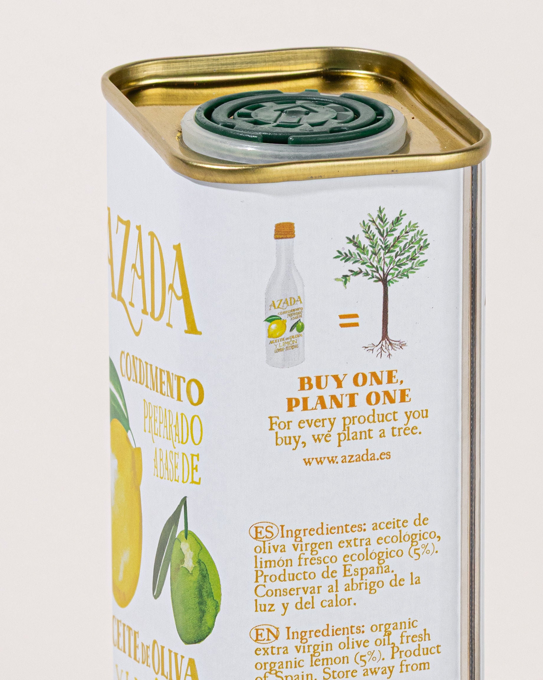 Bio-Olivenöl und Zitrone