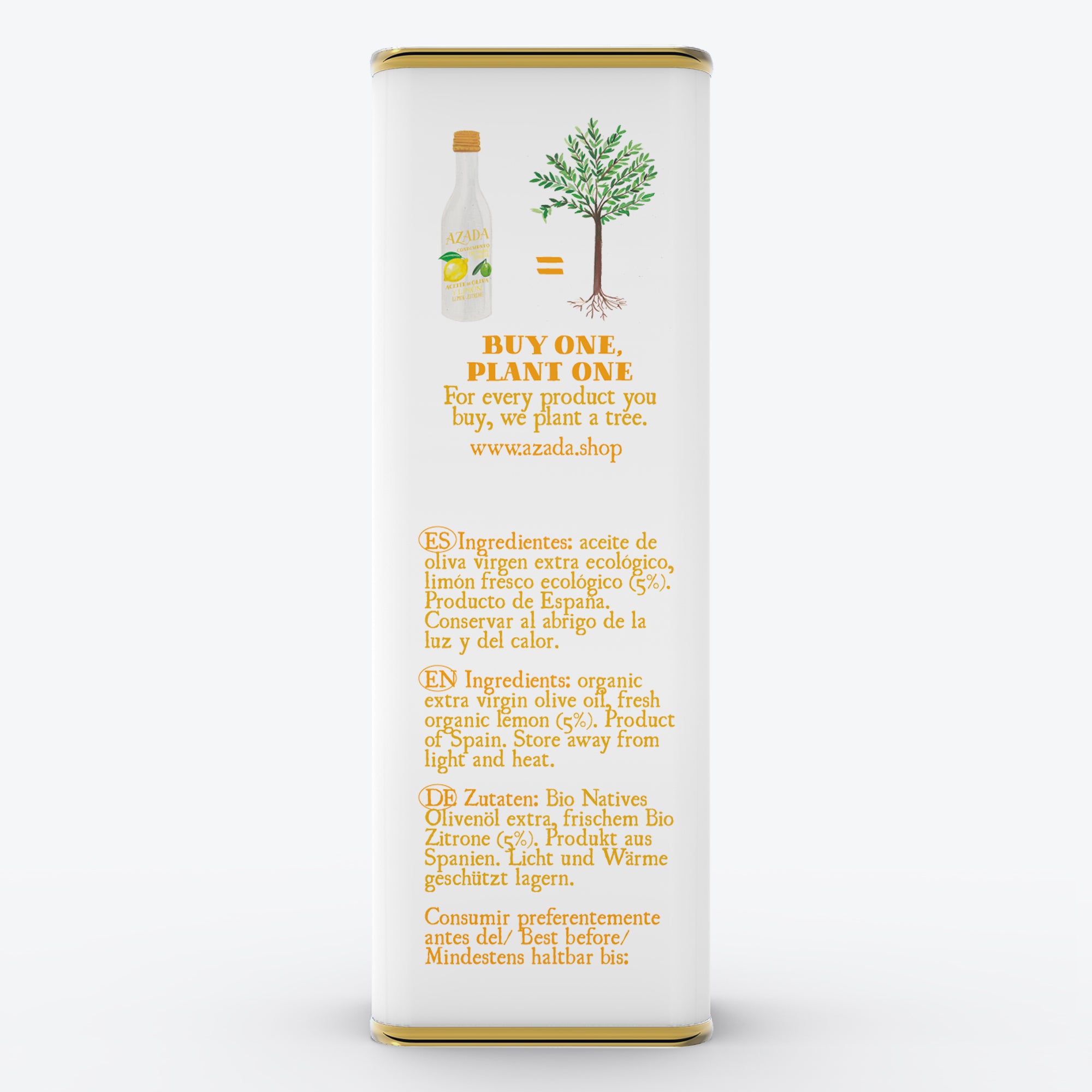 Aceite de Oliva y limón bio
