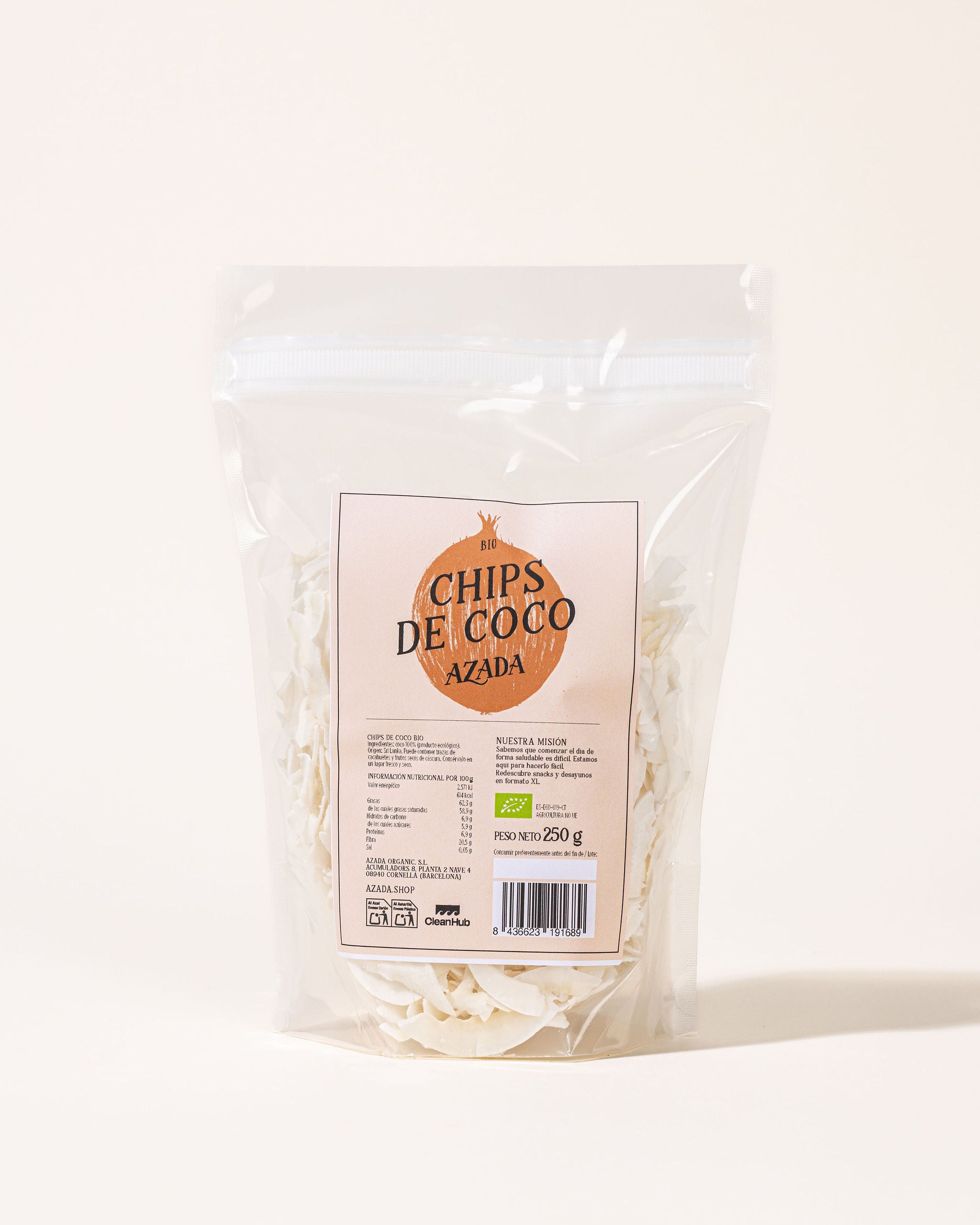 Organic coconut chips