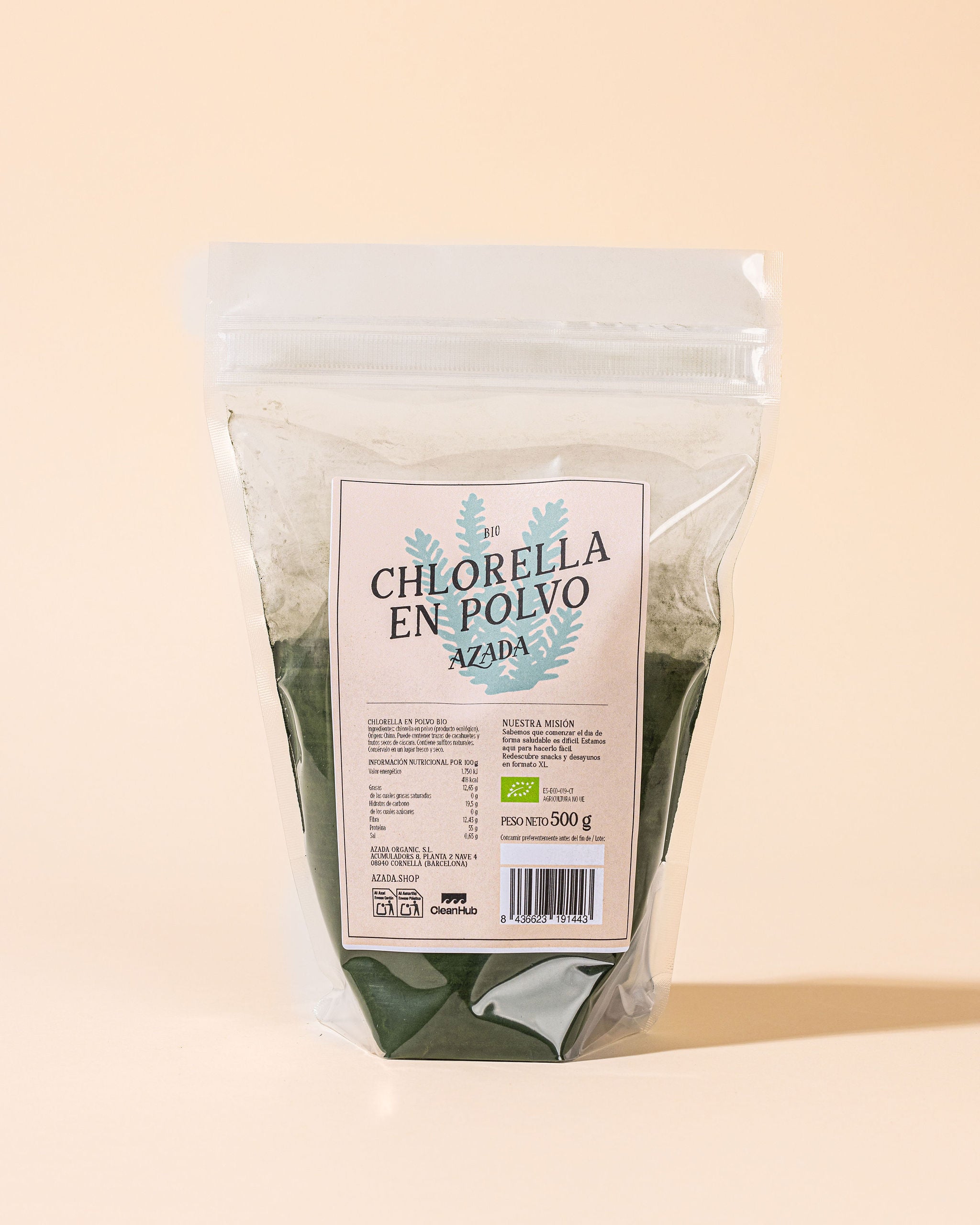 Bio-Chlorella-Pulver