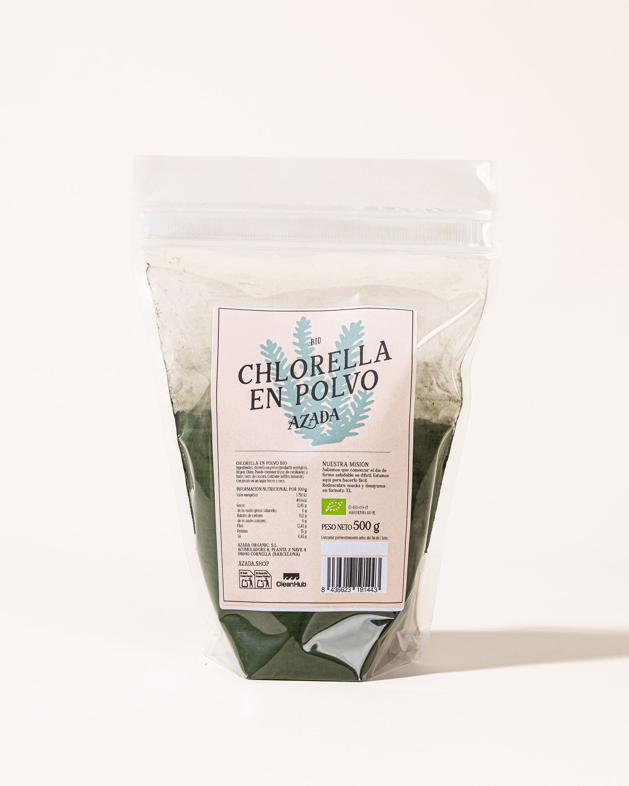 Bio-Chlorella-Pulver