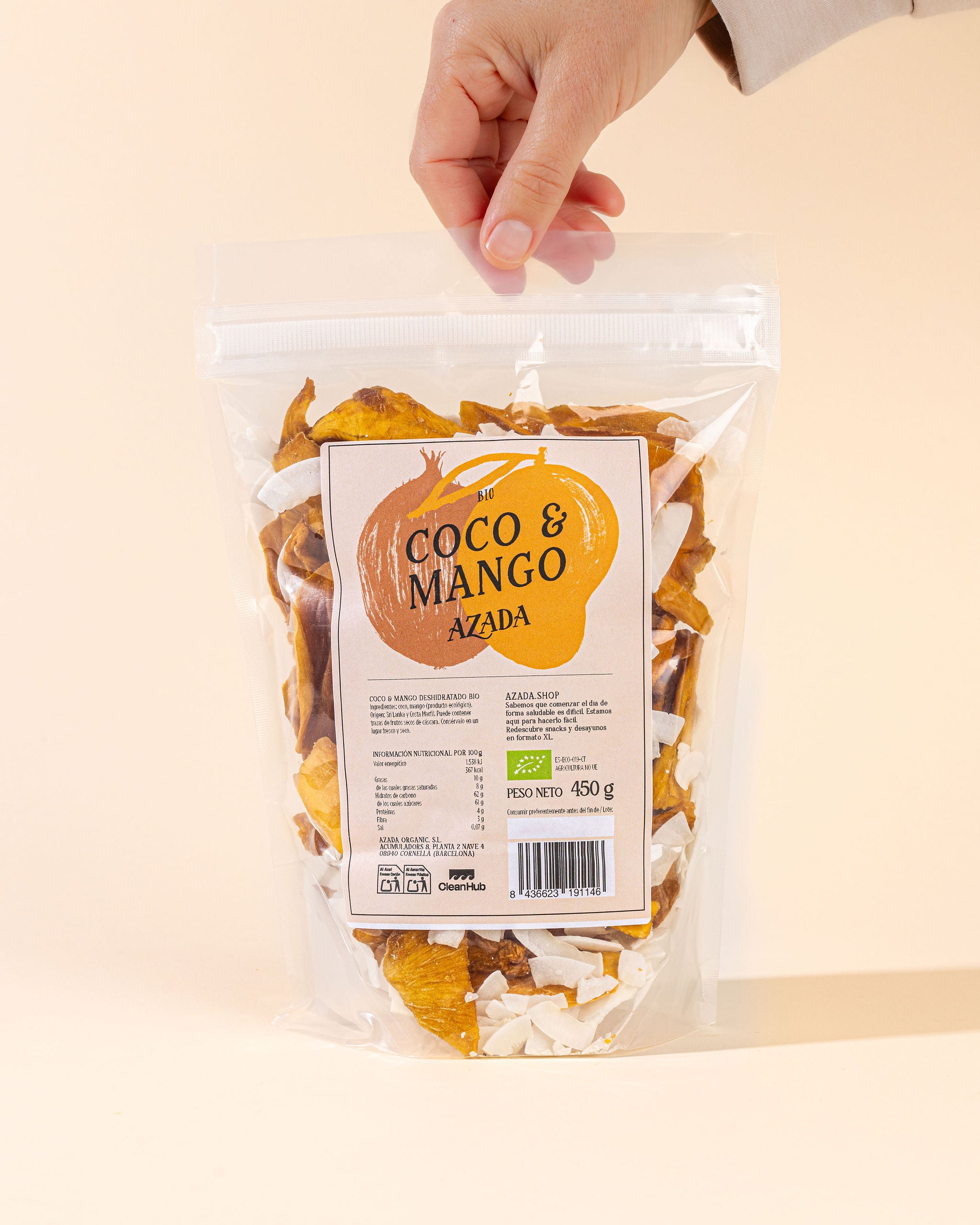 Snack de Coco & Mango bio