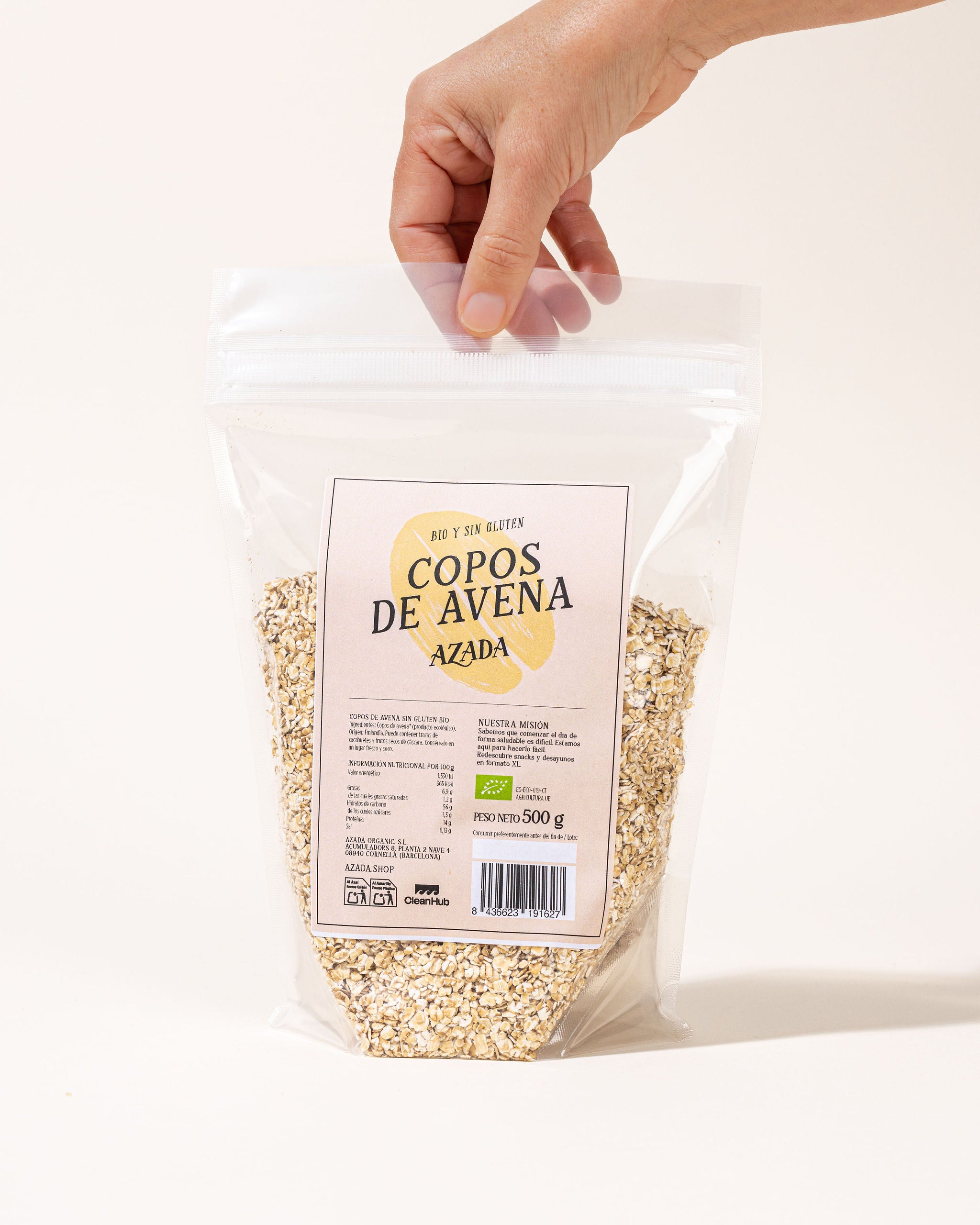 Bio glutenfreie feine Haferflocken