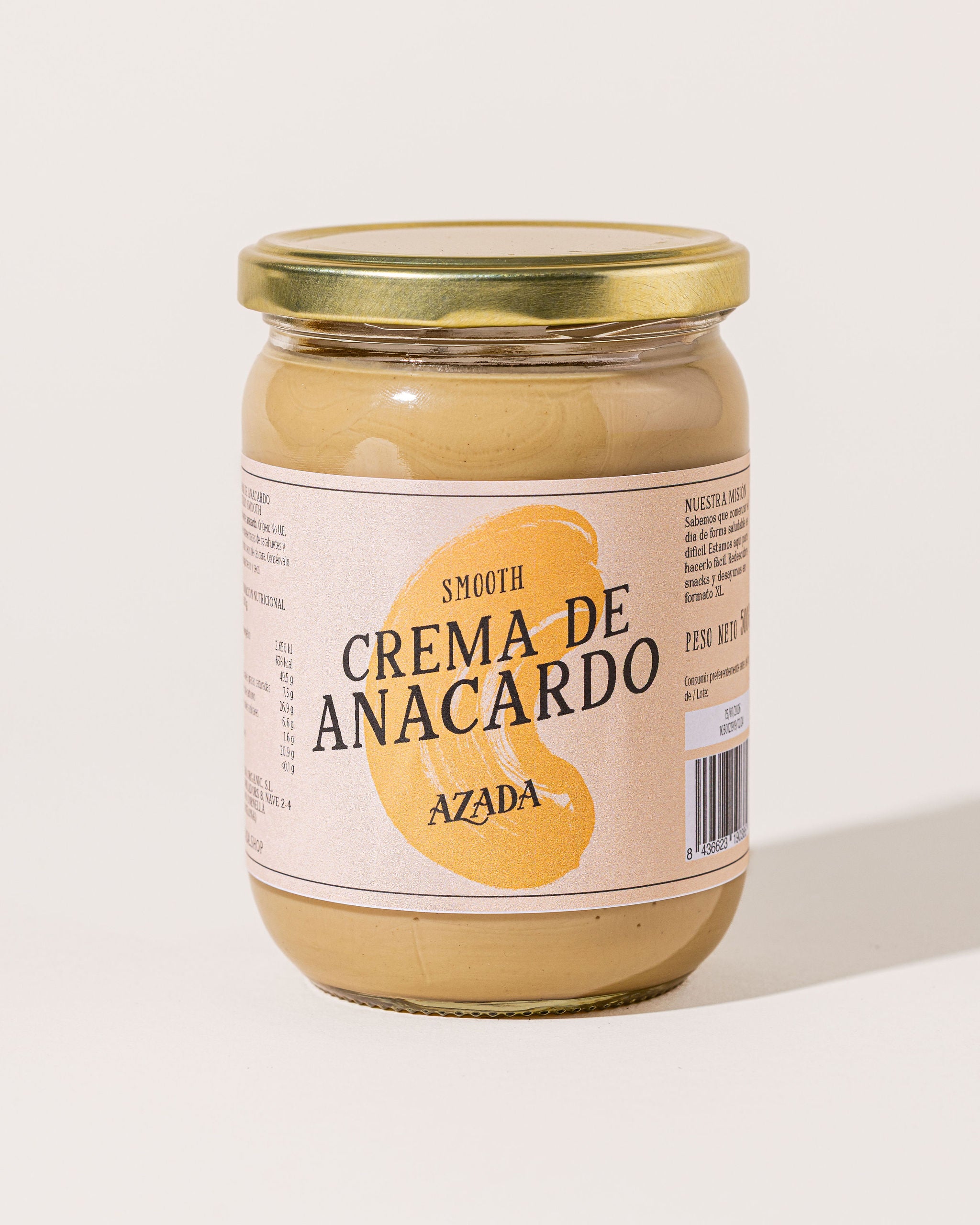Crema de anacardo smooth