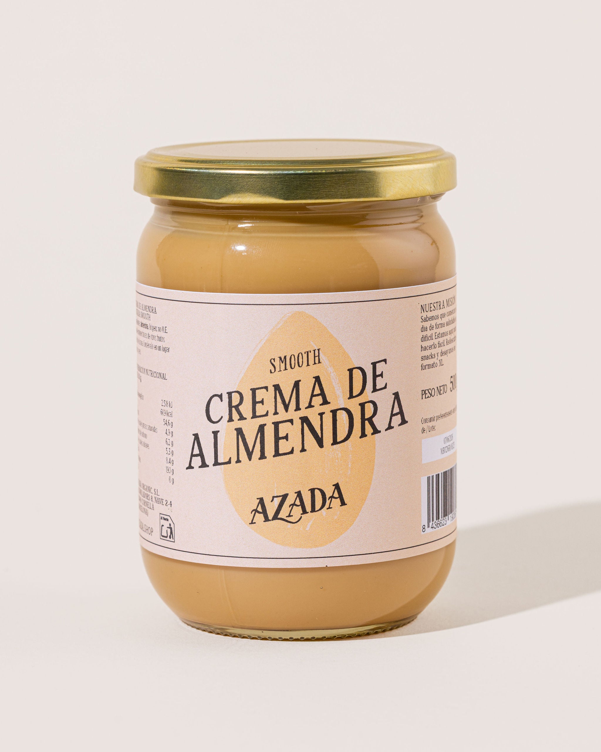 Crema de almendra smooth