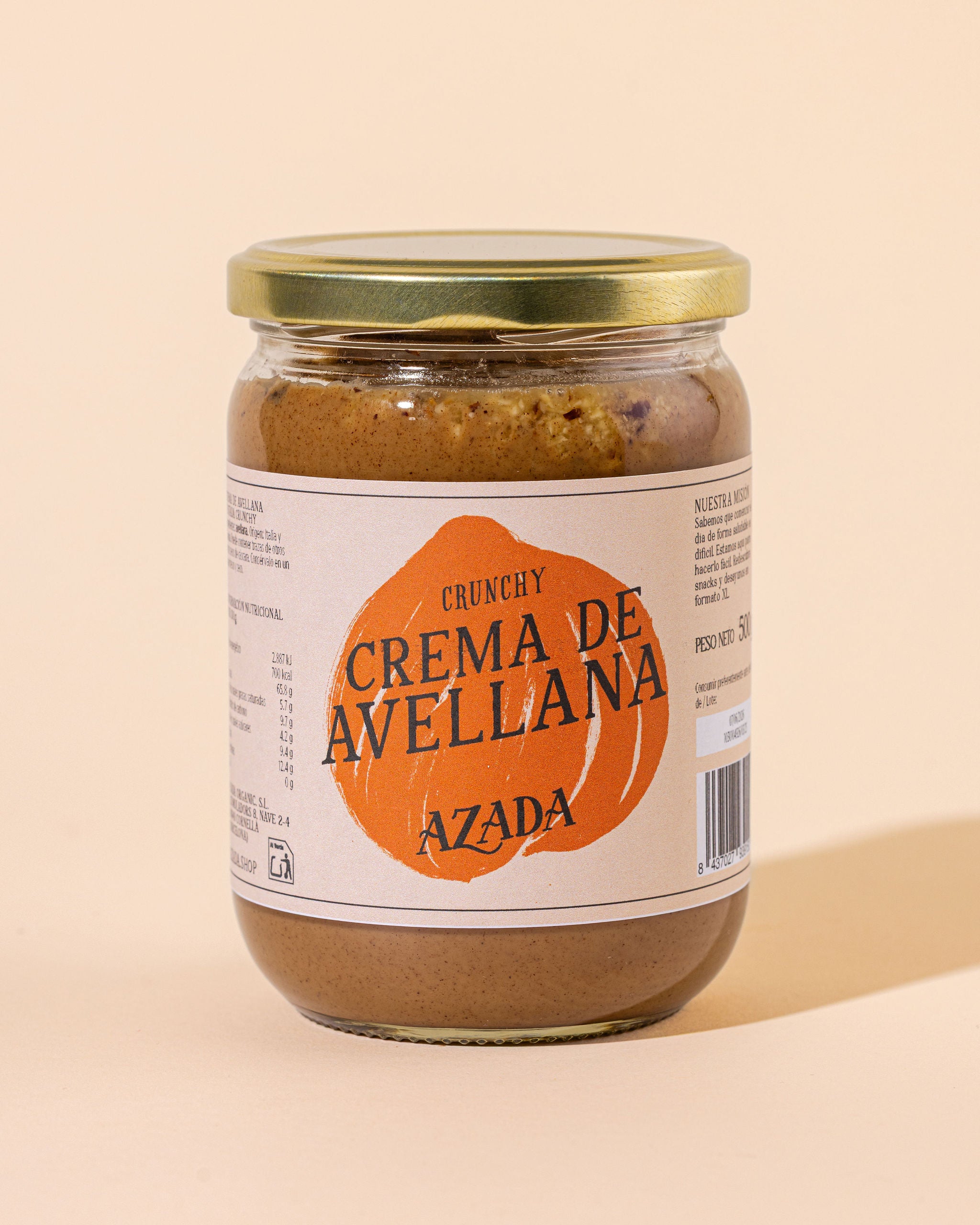 Crema de avellana crunchy