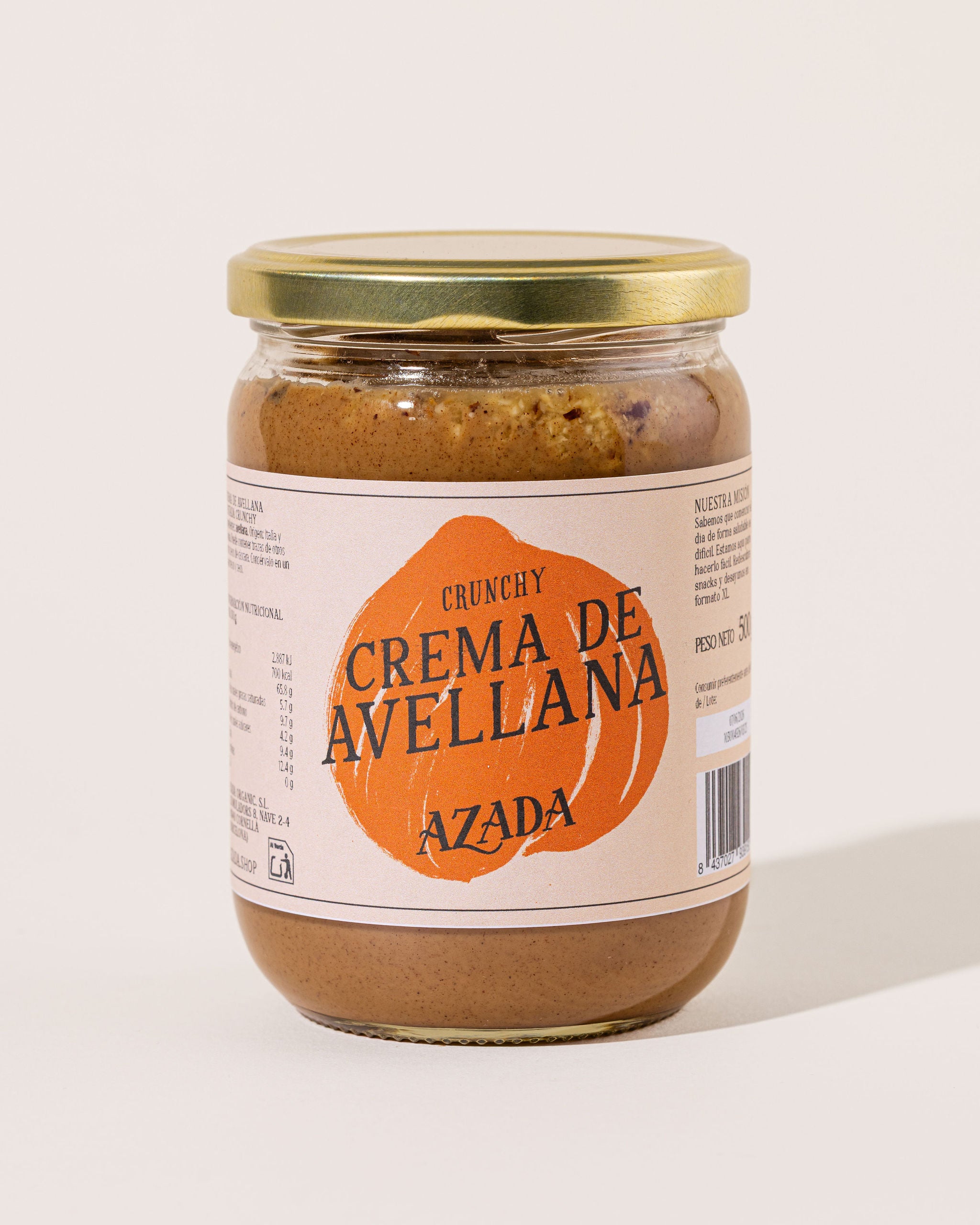Crema de avellana crunchy