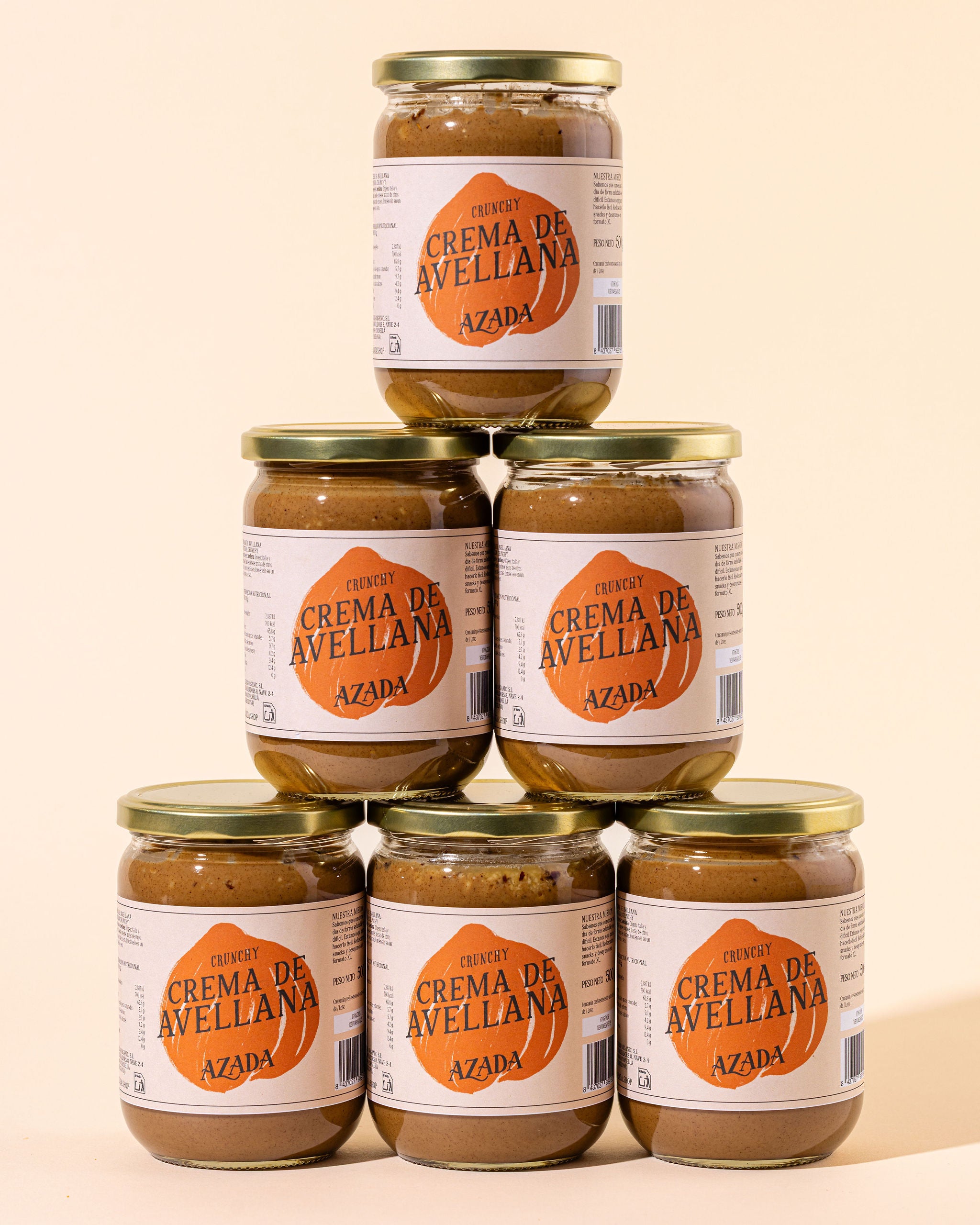 Crema de avellana crunchy