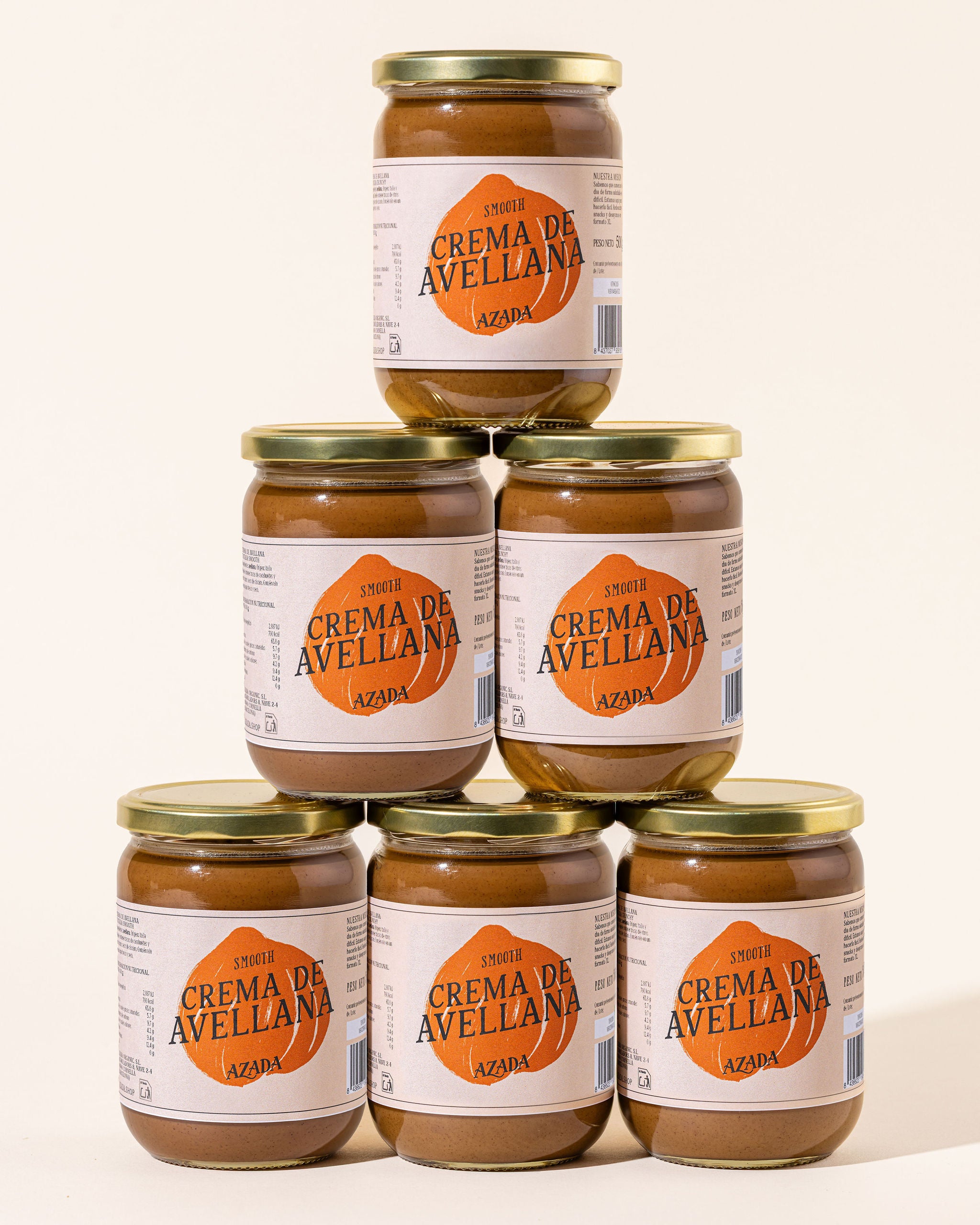 Smooth hazelnut butter