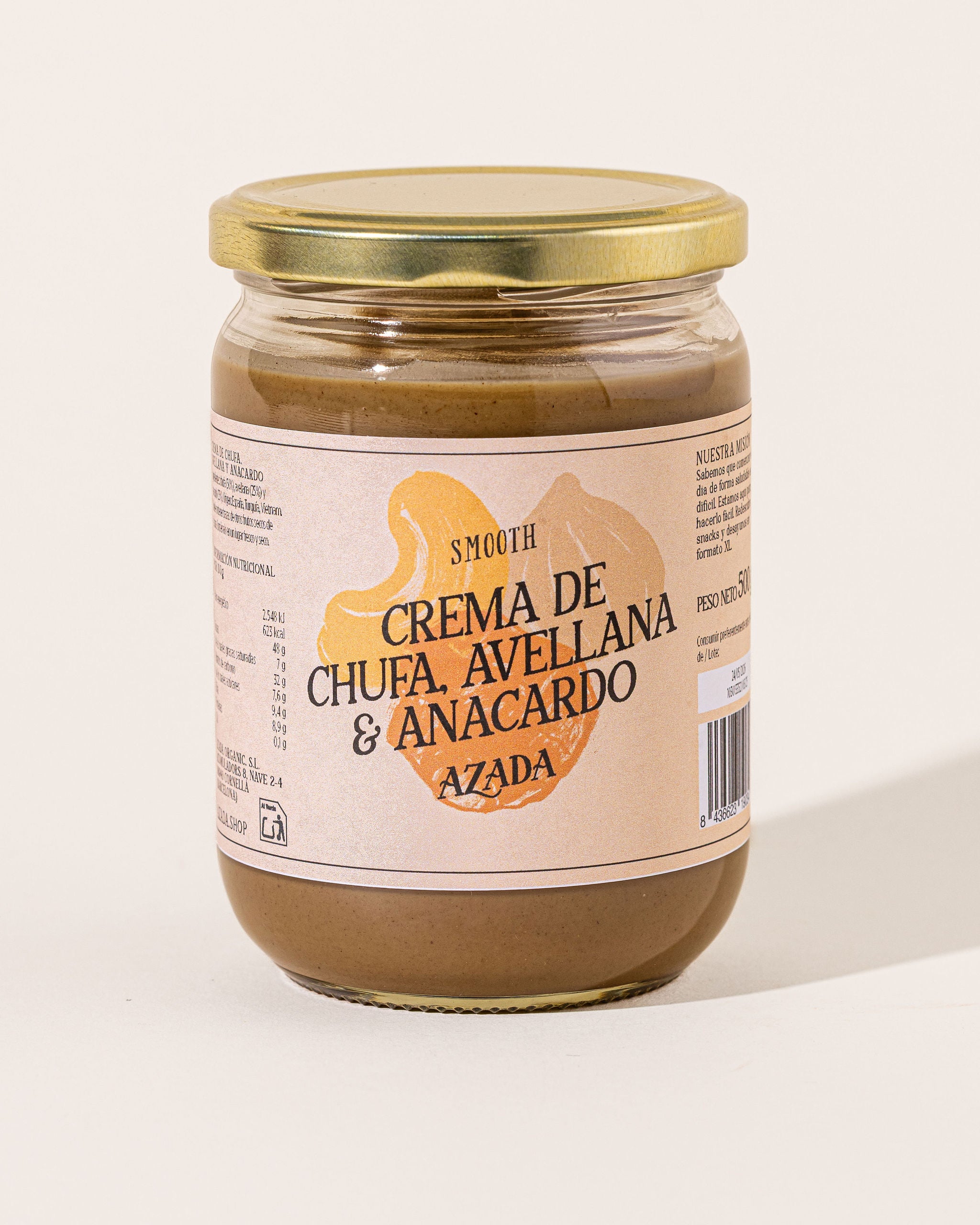 Tiger nut, cashew and hazelnut butter