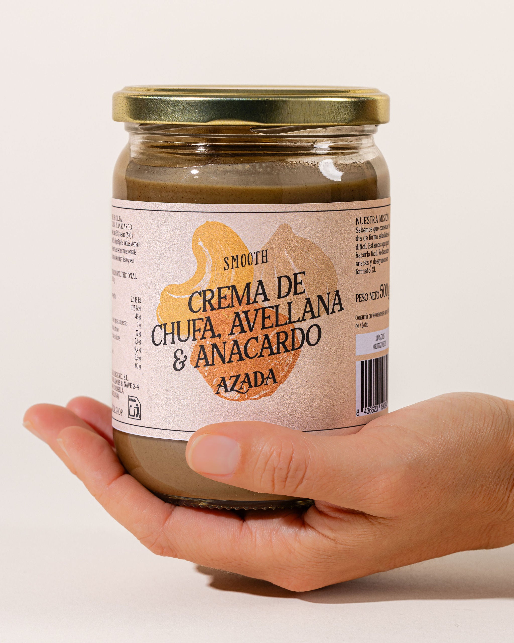 Tiger nut, cashew and hazelnut butter