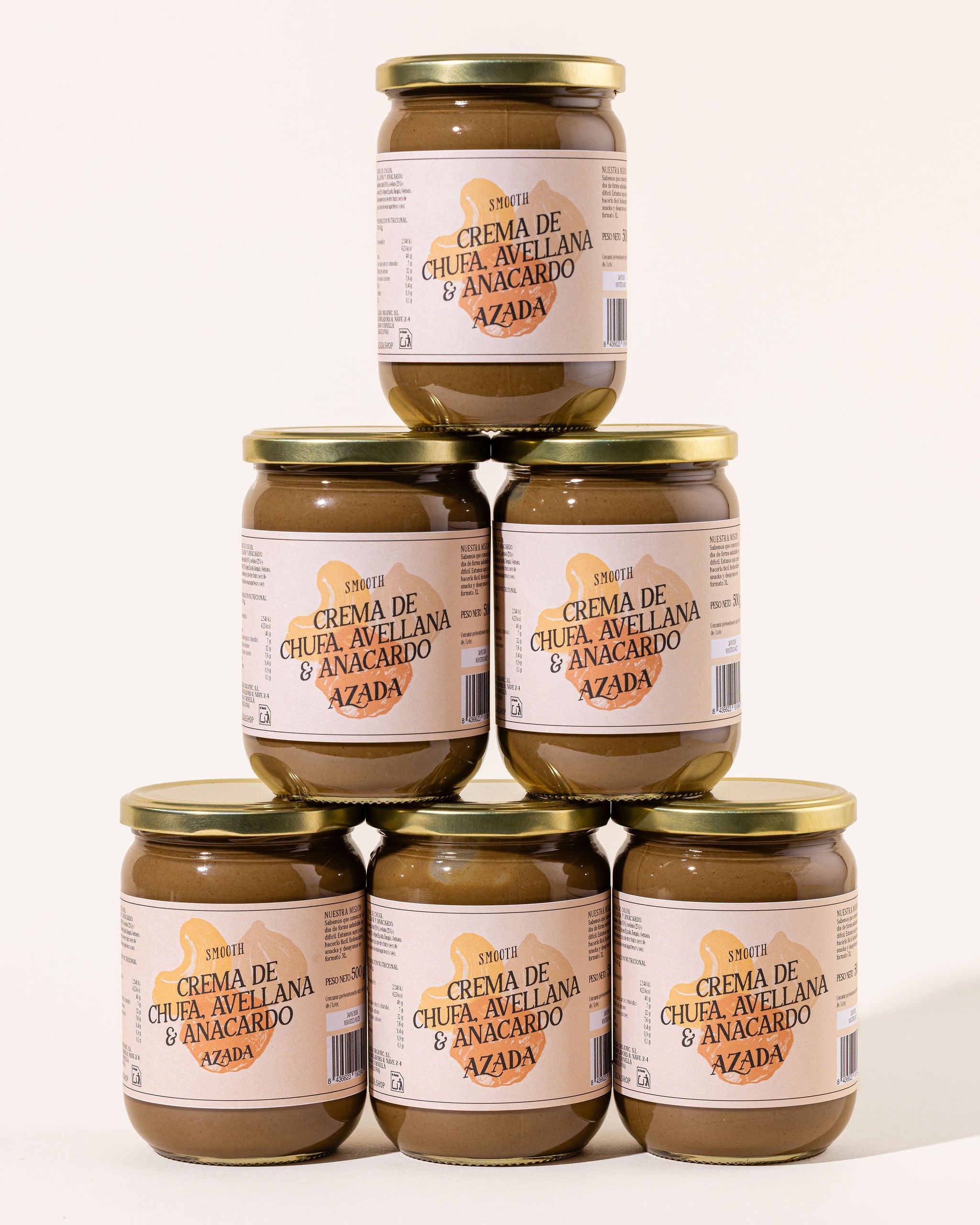 Tiger nut, cashew and hazelnut butter