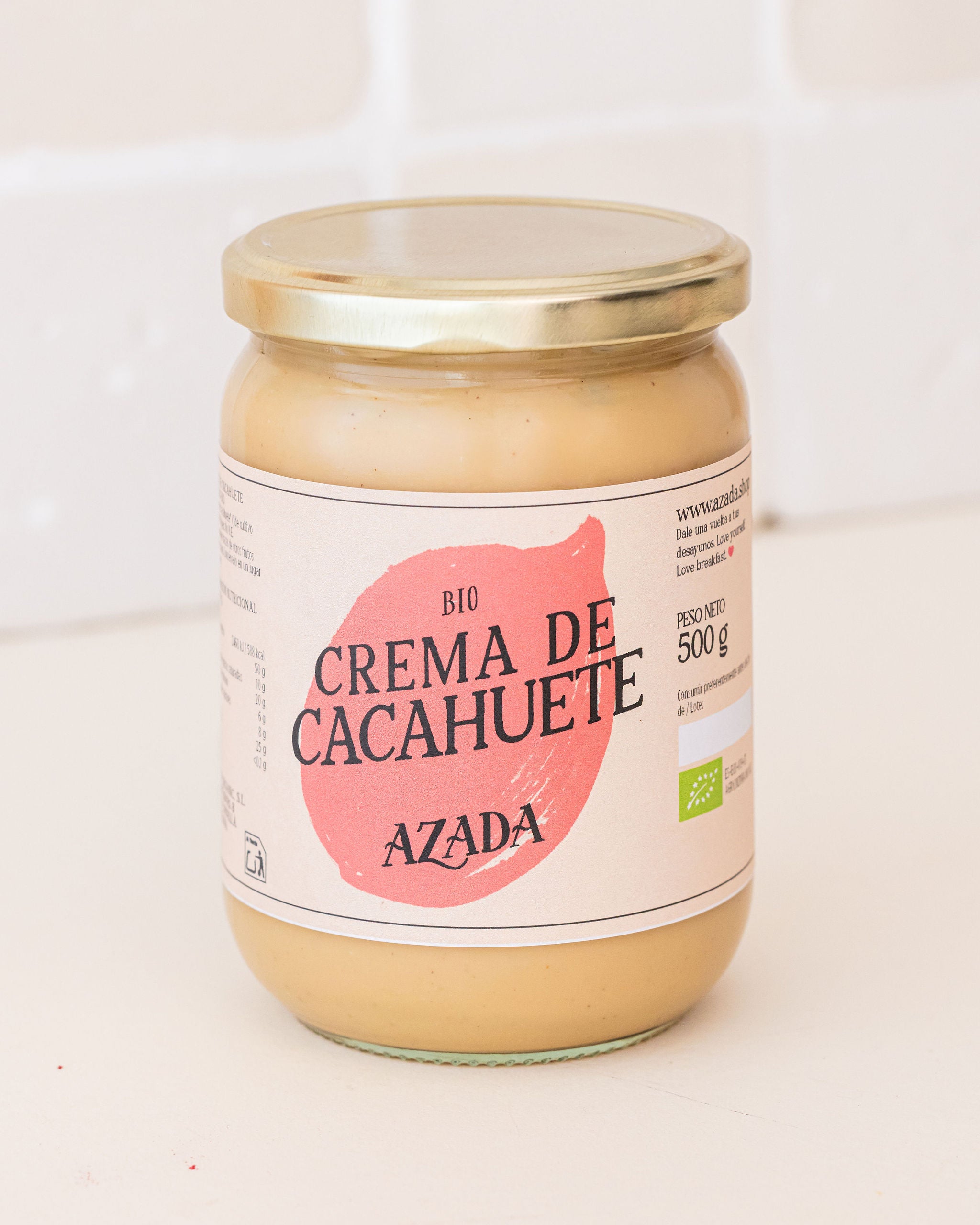 Crema de cacahuete bio