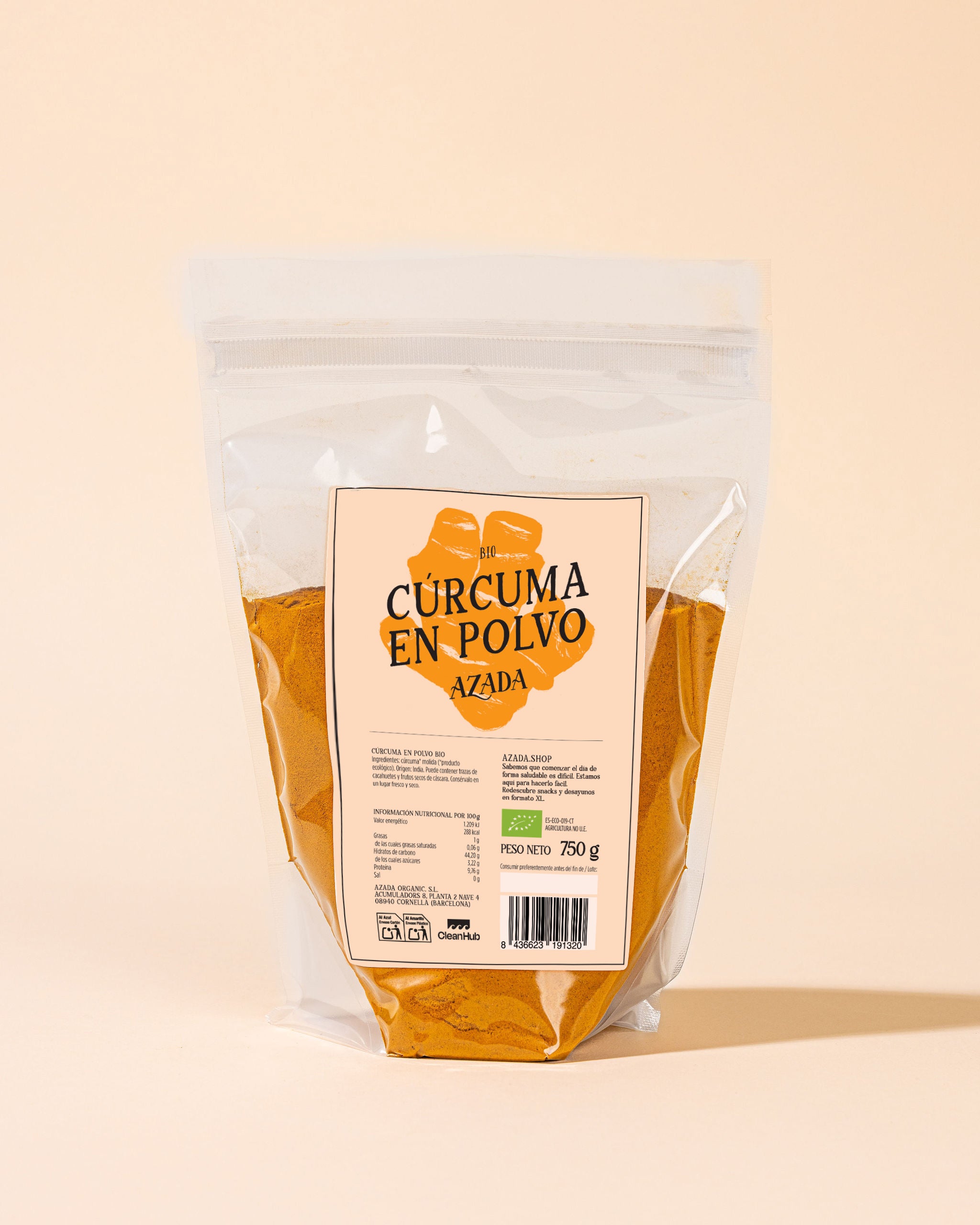 Cúrcuma en polvo bio