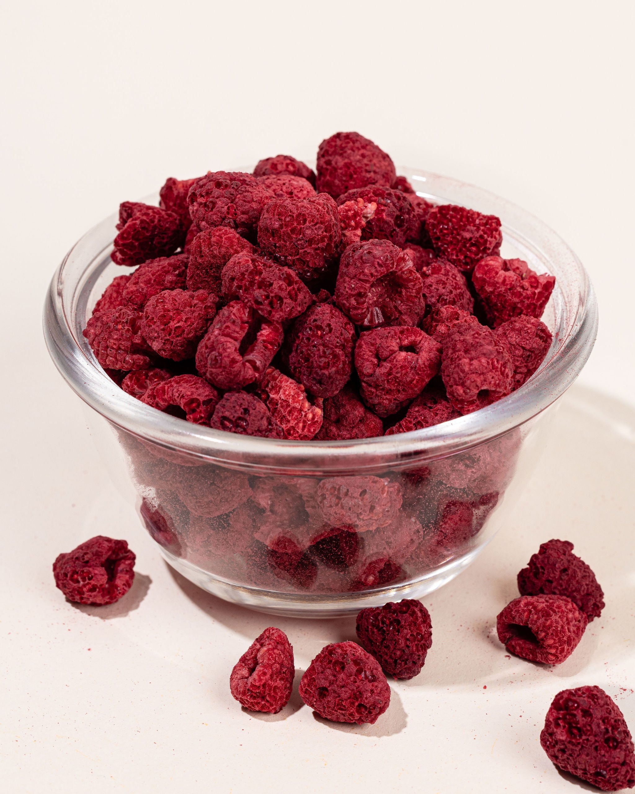 Frambuesa liofilizada