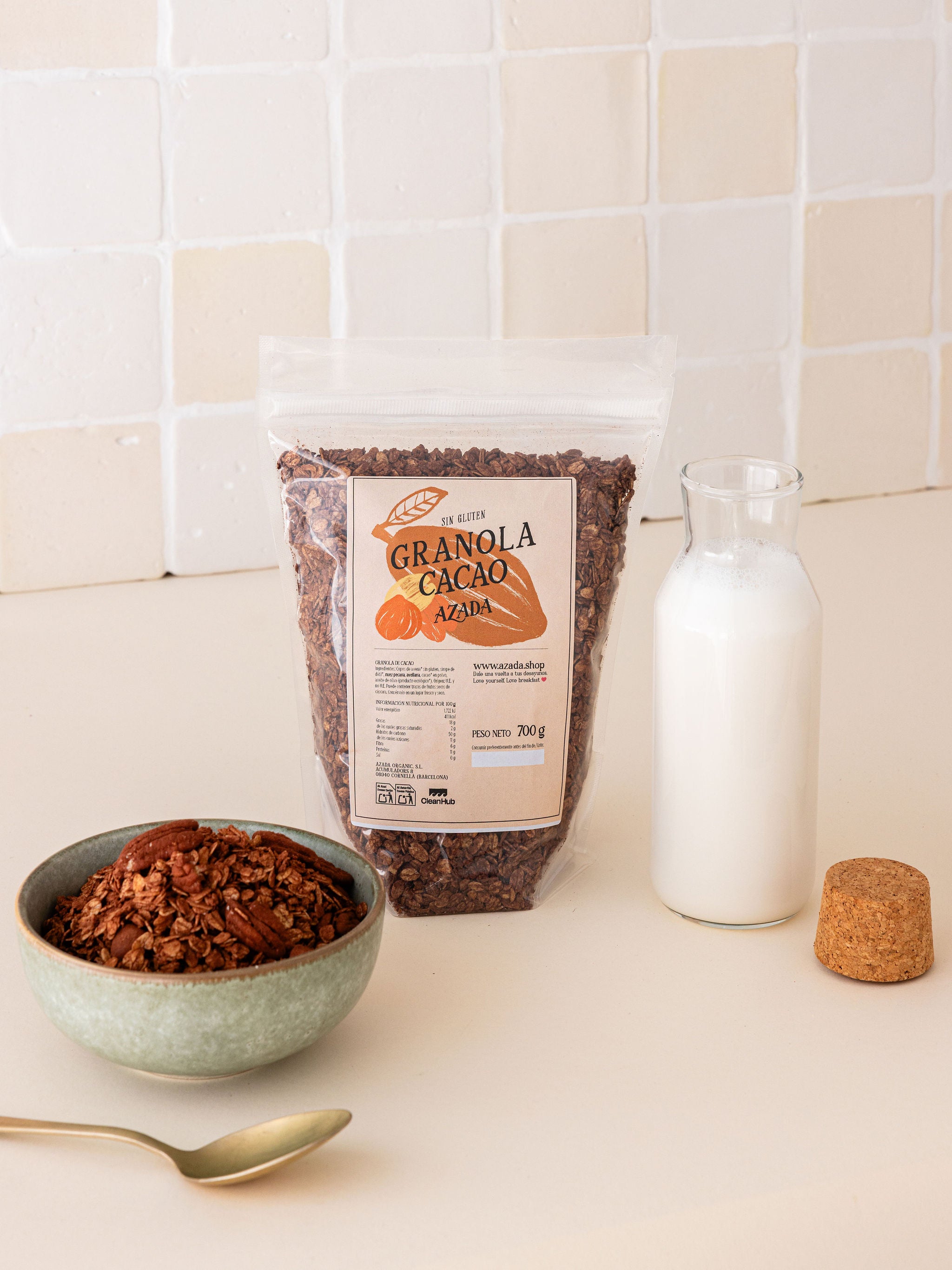 Granola cacao sin gluten