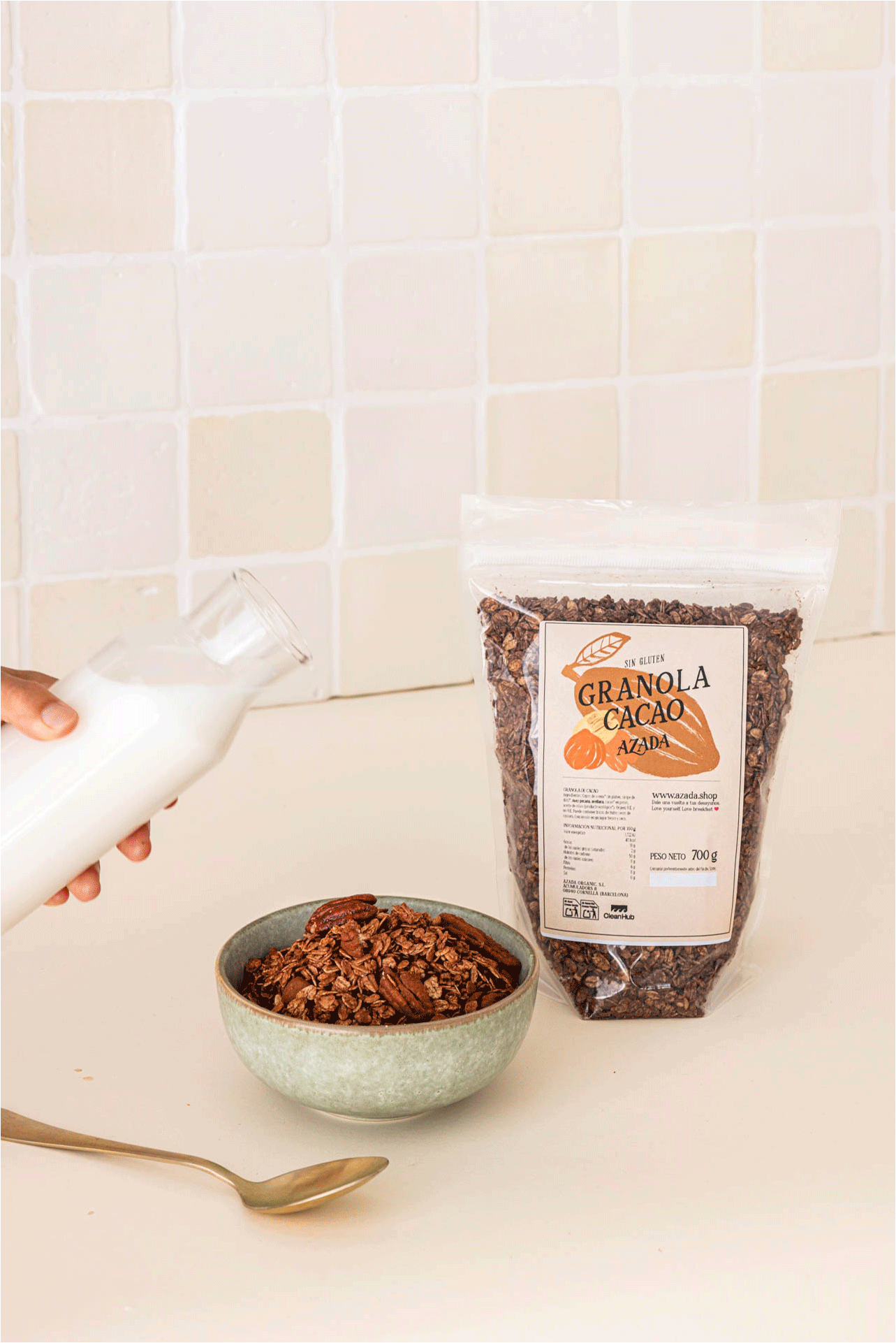 Granola cacao sin gluten