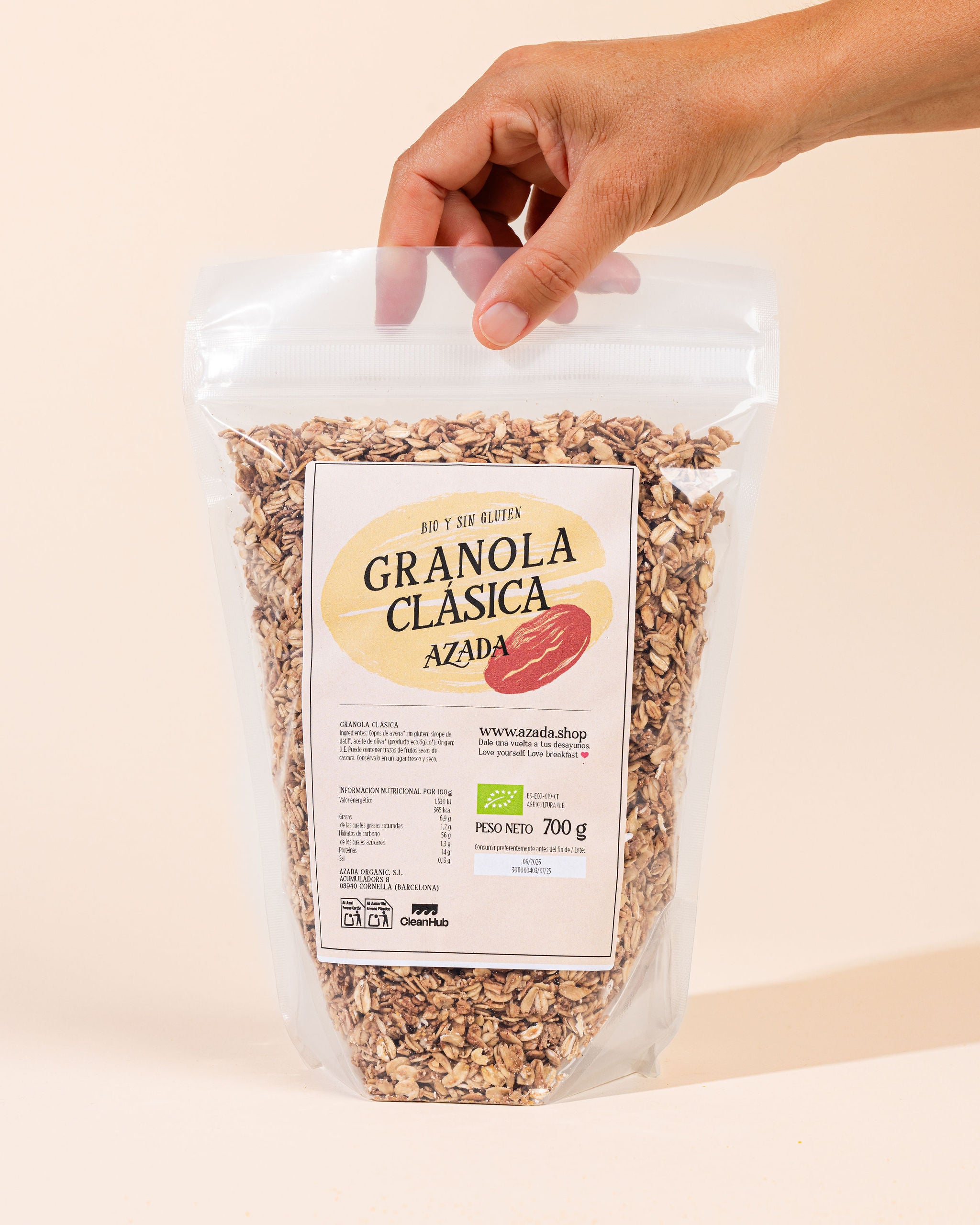 Klassisches glutenfreies Bio-Granola
