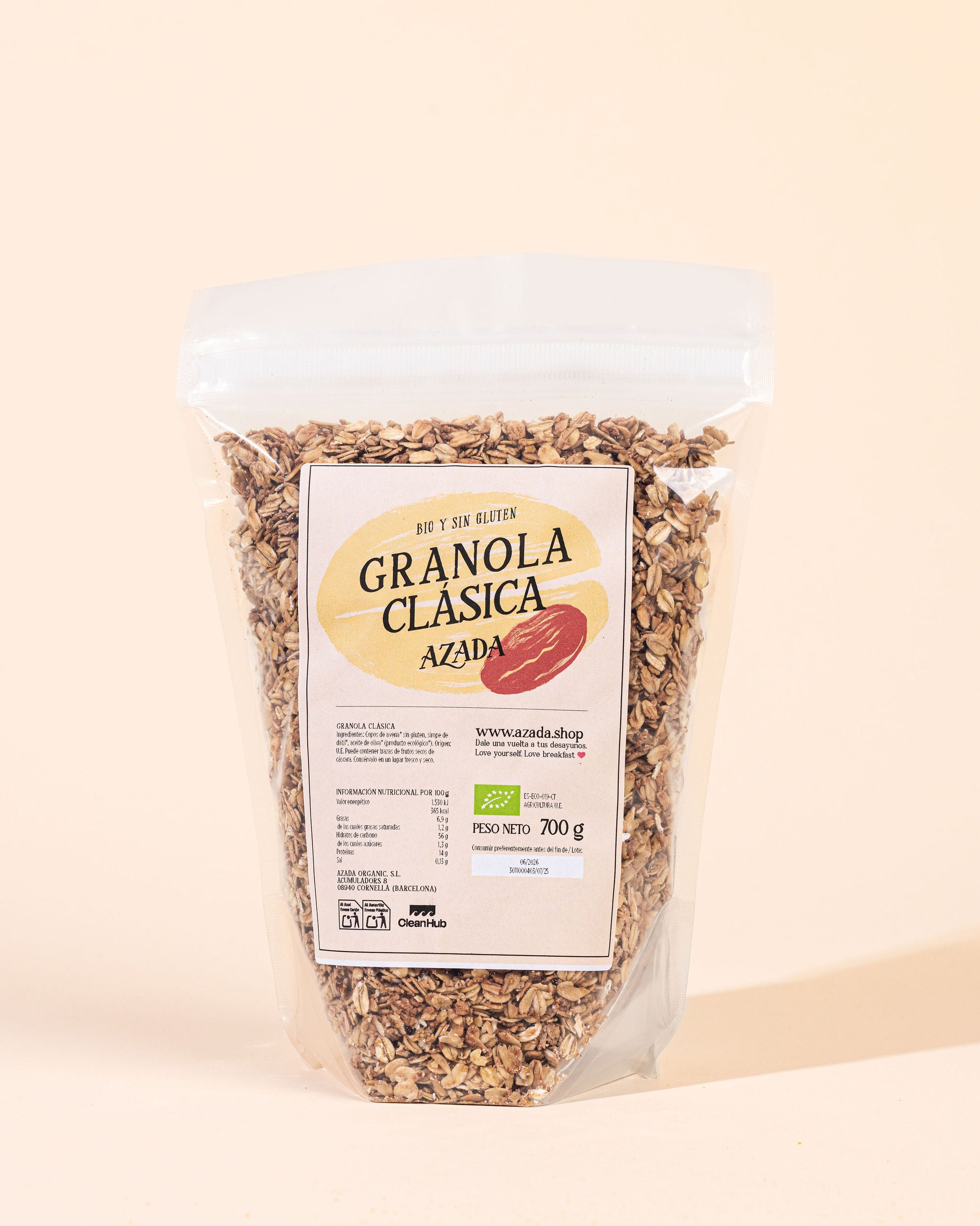 Klassisches glutenfreies Bio-Granola