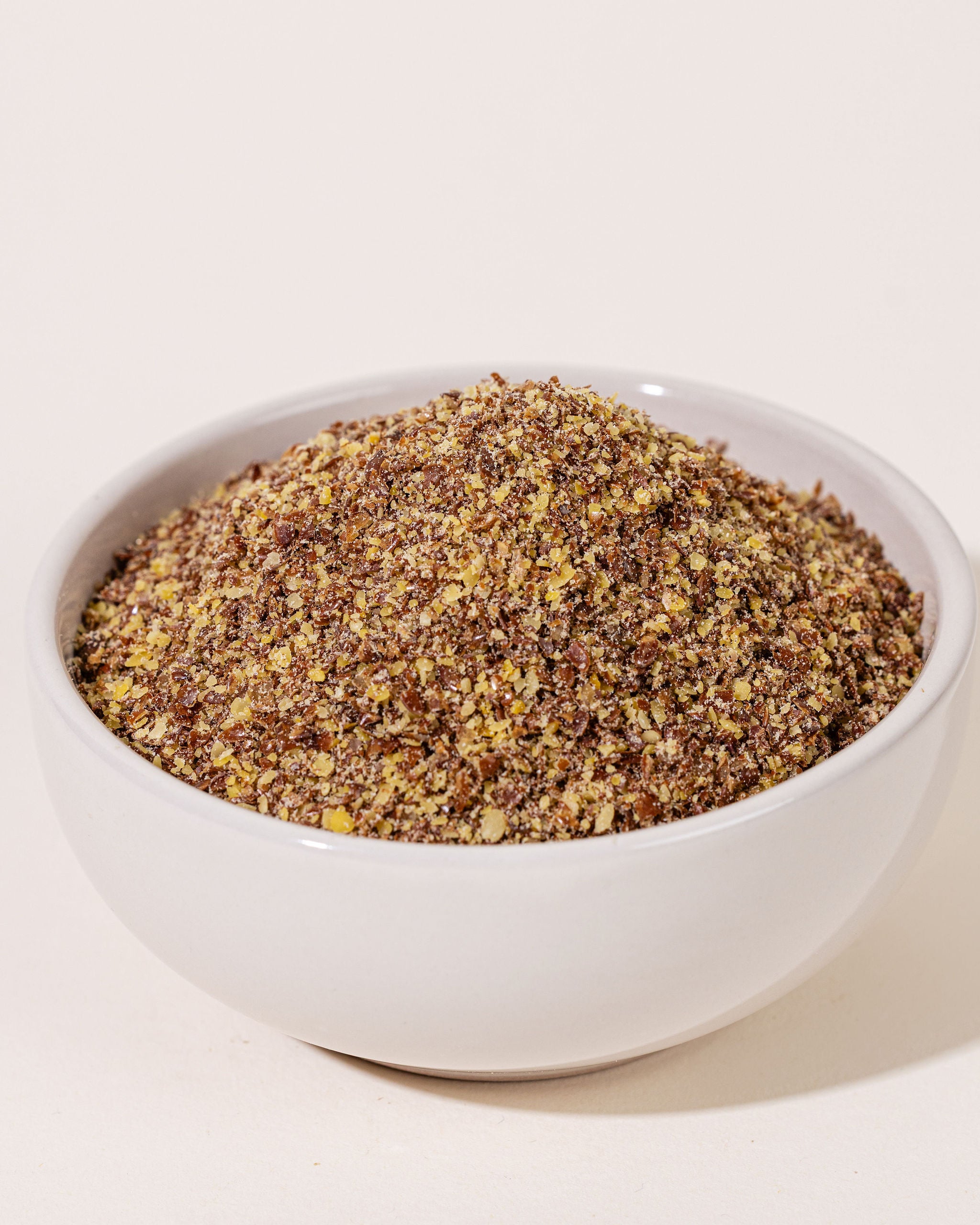 Bio-Leinsamen gemahlen braun