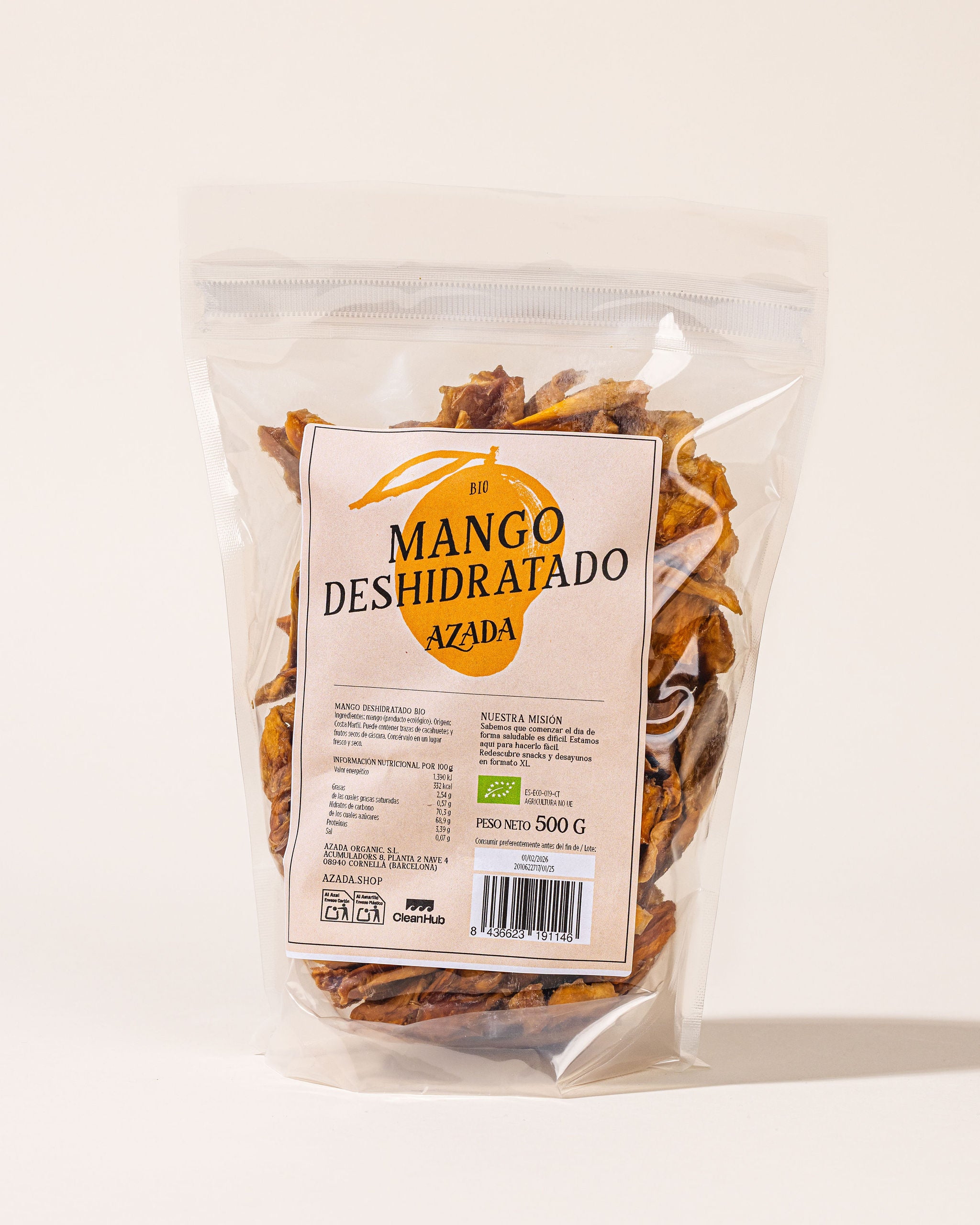 Mango deshidratado bio