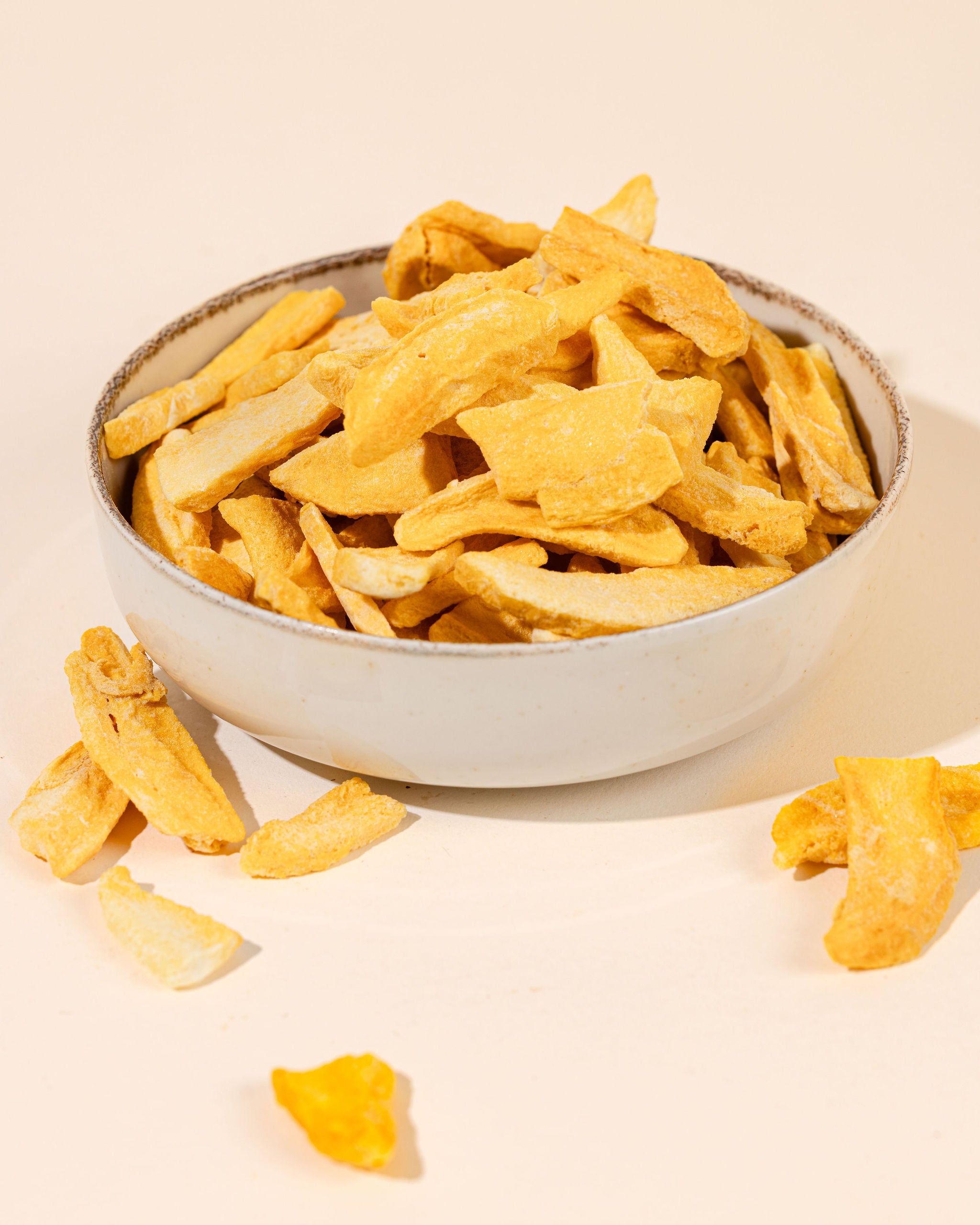 Gefriergetrocknete Mangostreifen