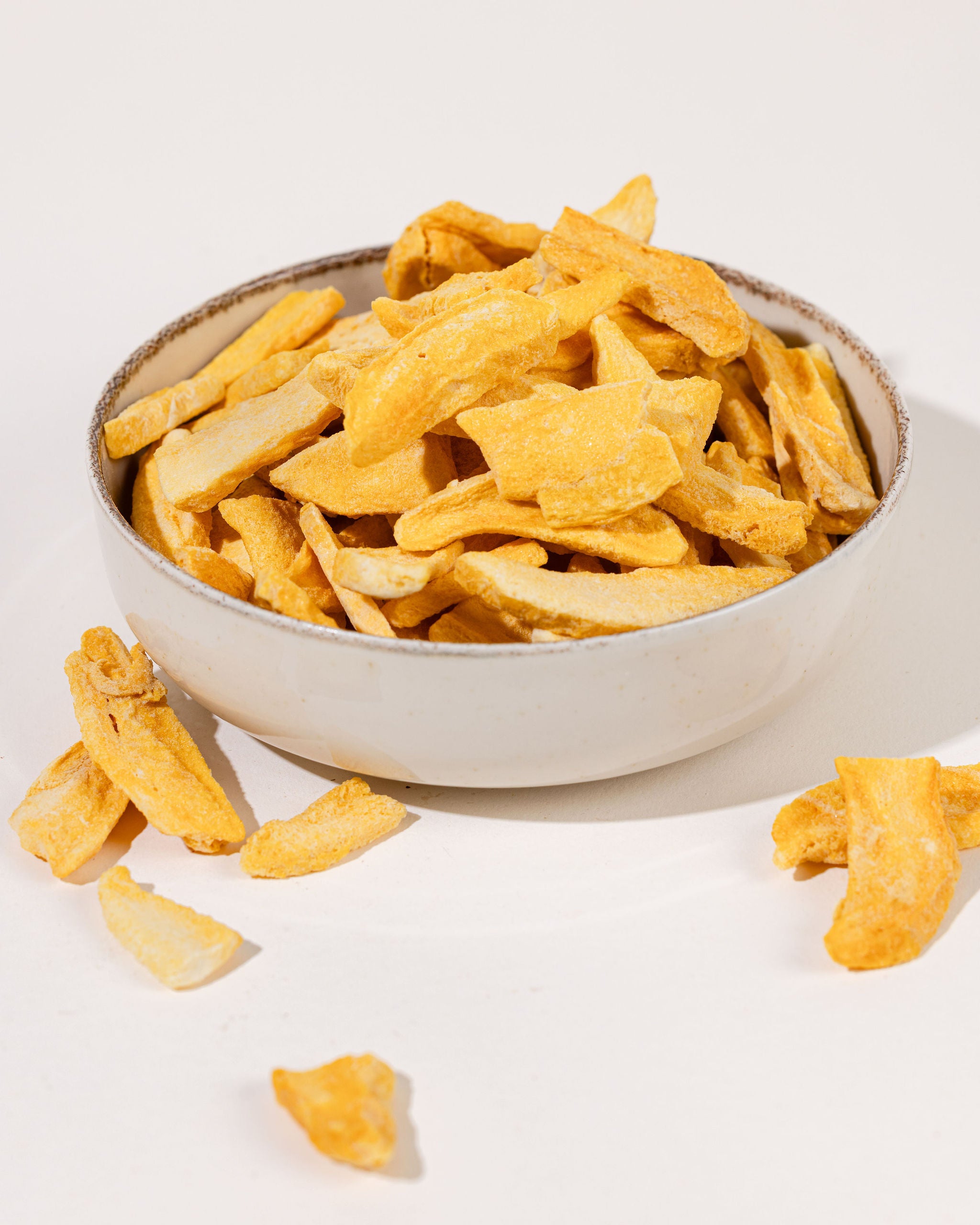 Mango liofilizado en tiras