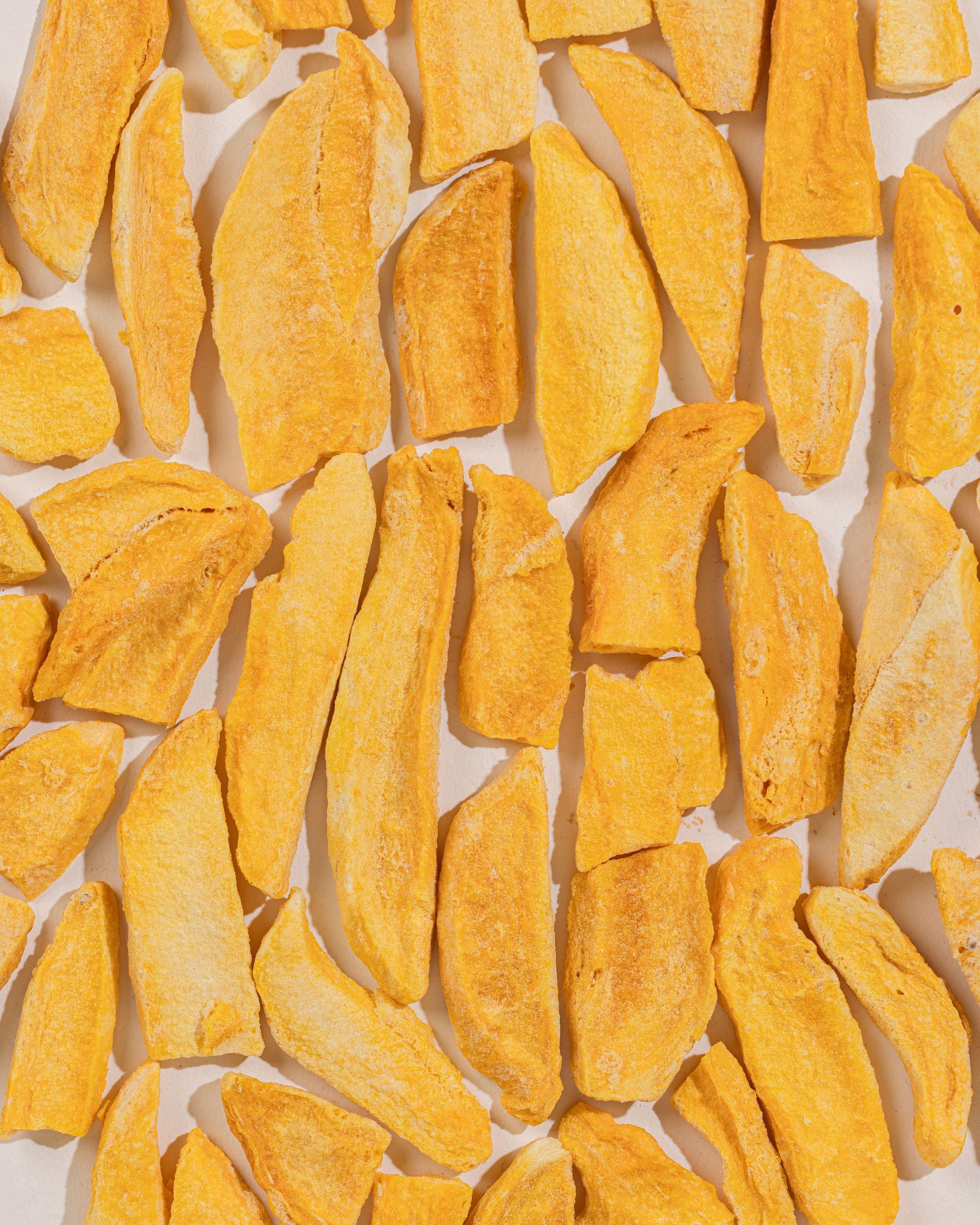 Gefriergetrocknete Mangostreifen