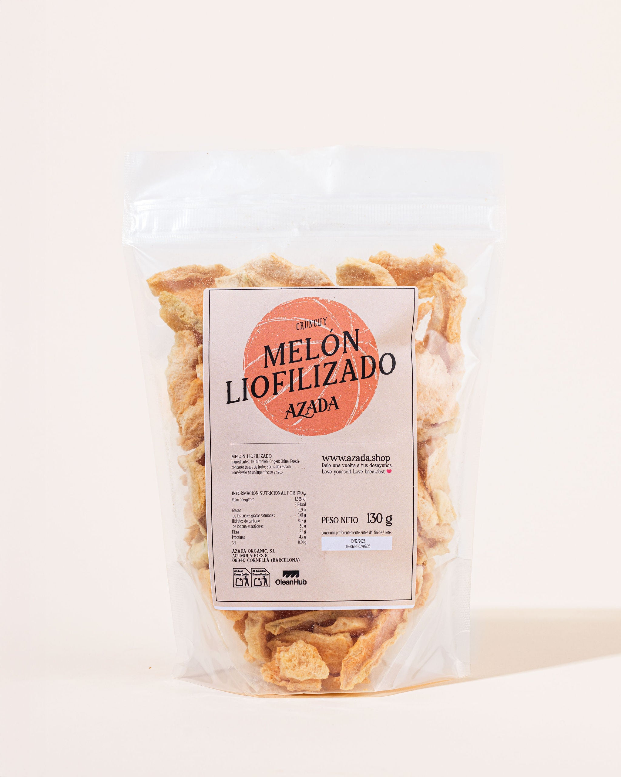 Gefriergetrocknete Melone