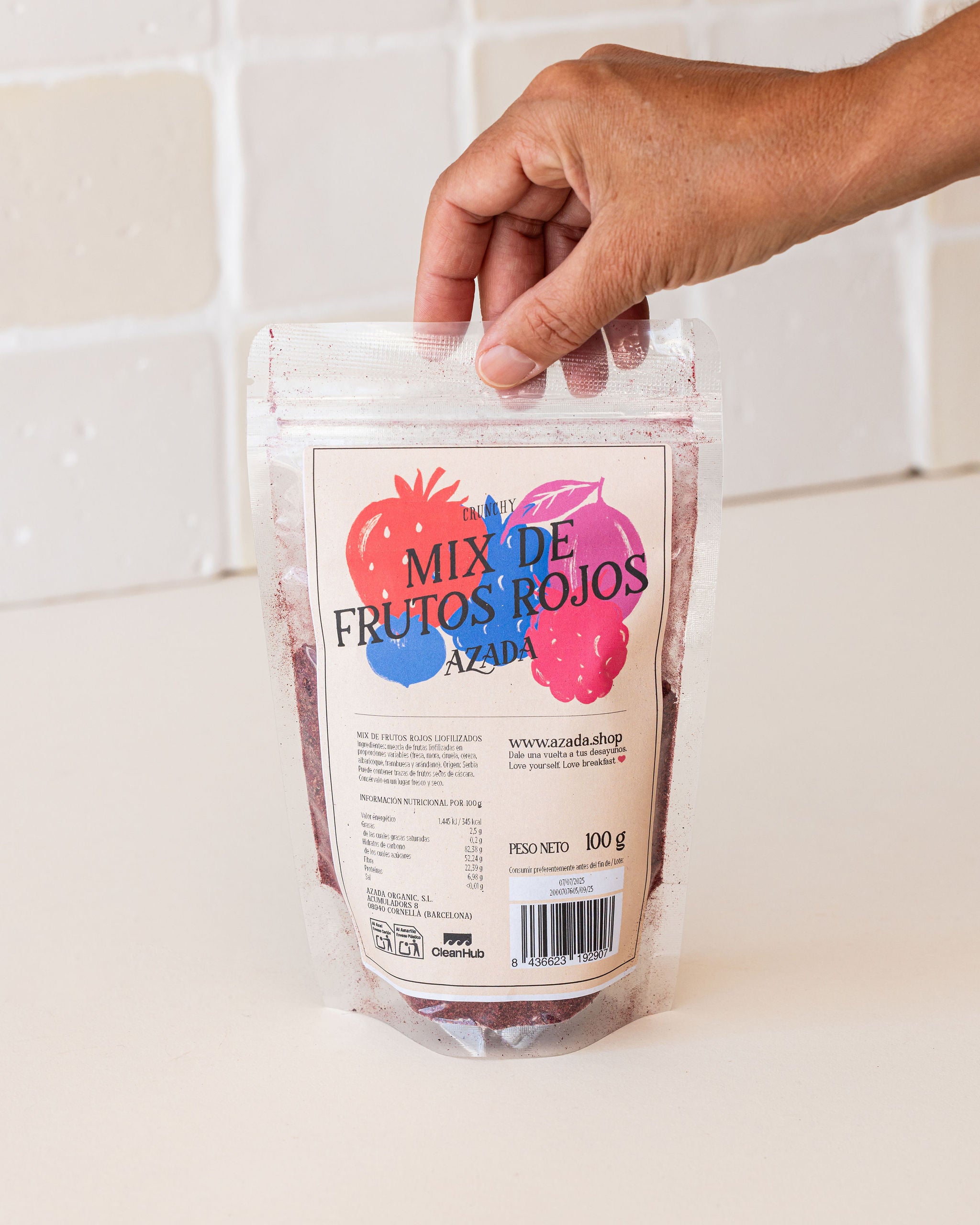 Mix de frutos rojos liofilizados