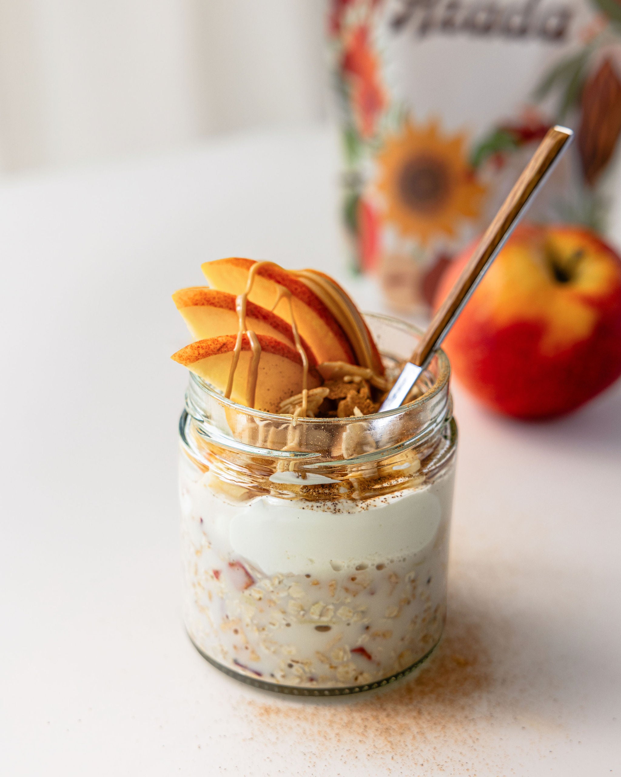 Apple & Cinnamon Porridge with Almond Butter