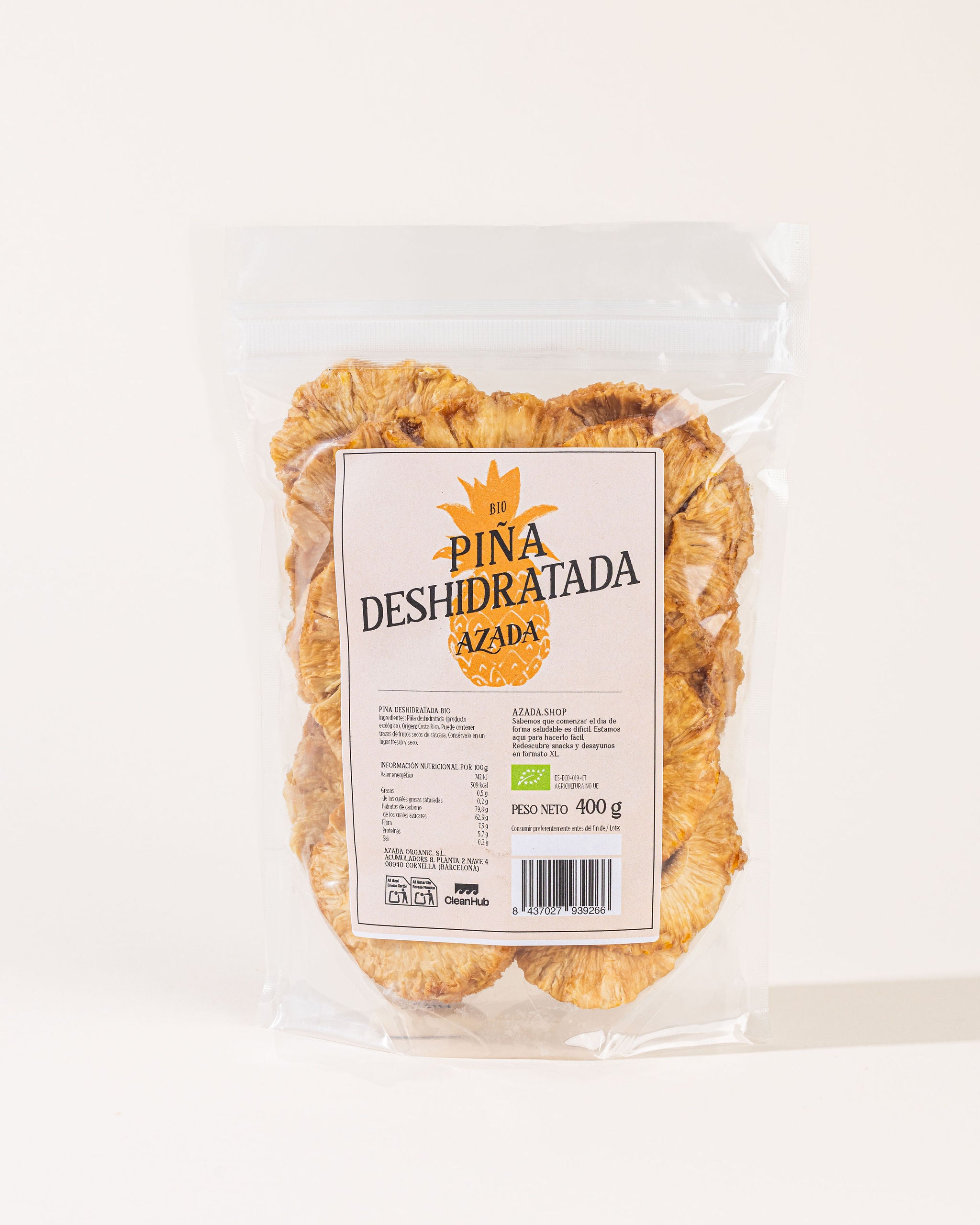 Bio-getrocknete Ananas