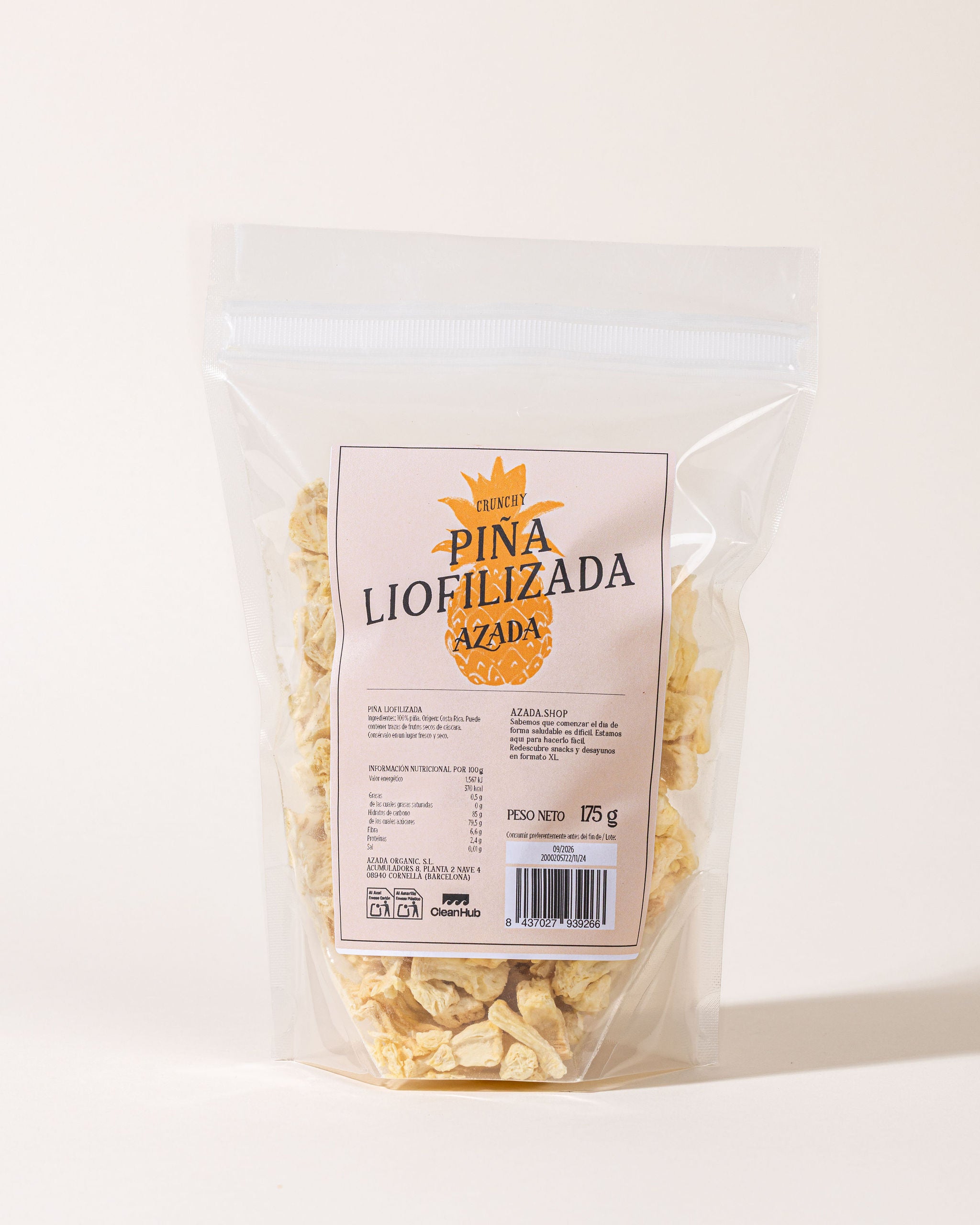 Gefriergetrocknete Ananas