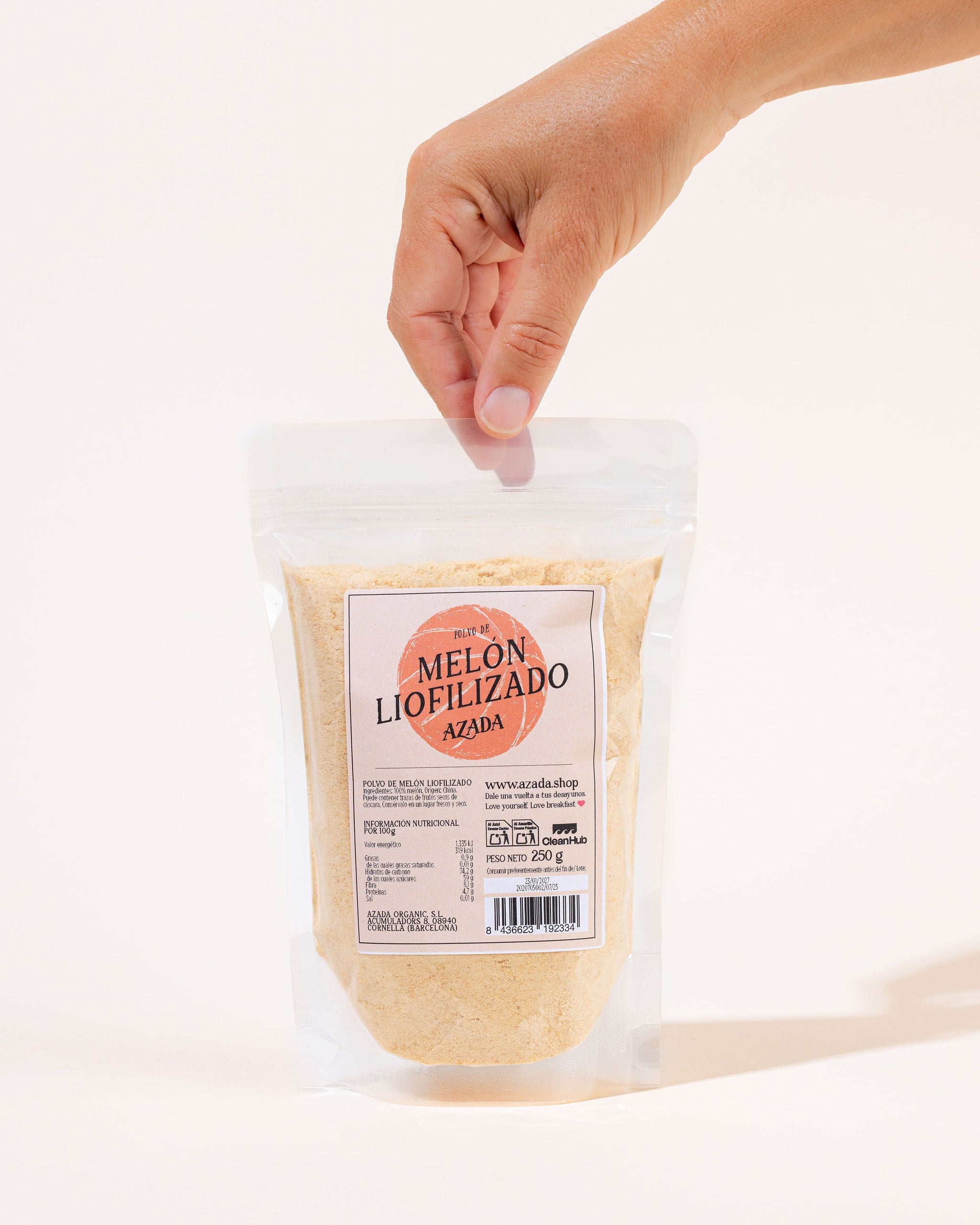 Gefriergetrocknetes Melonenpulver