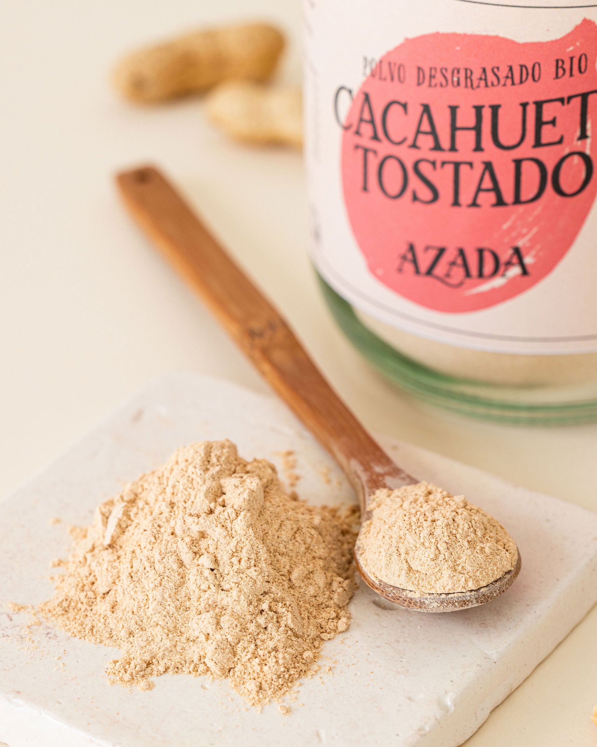 Polvo de cacahuete desgrasado bio