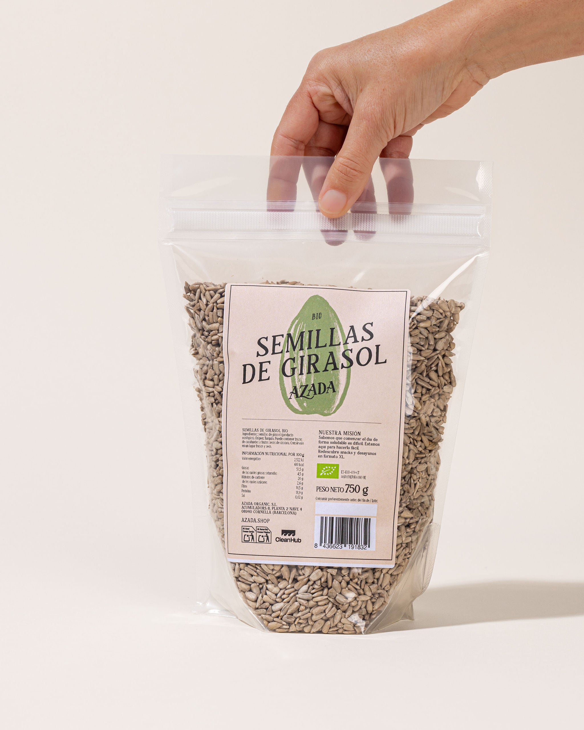 Organic sunflower seeds