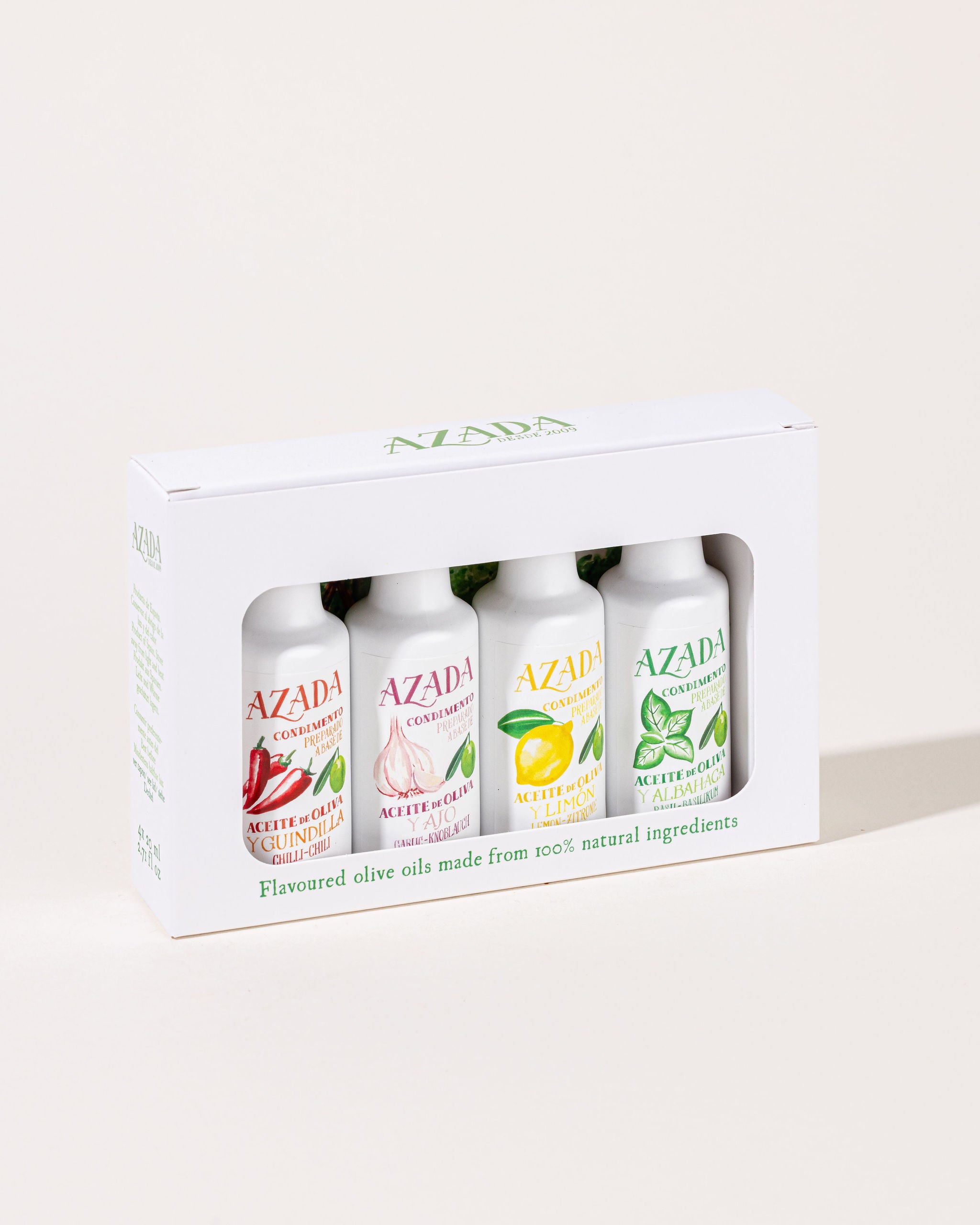 Set aromatisierter Olivenöle