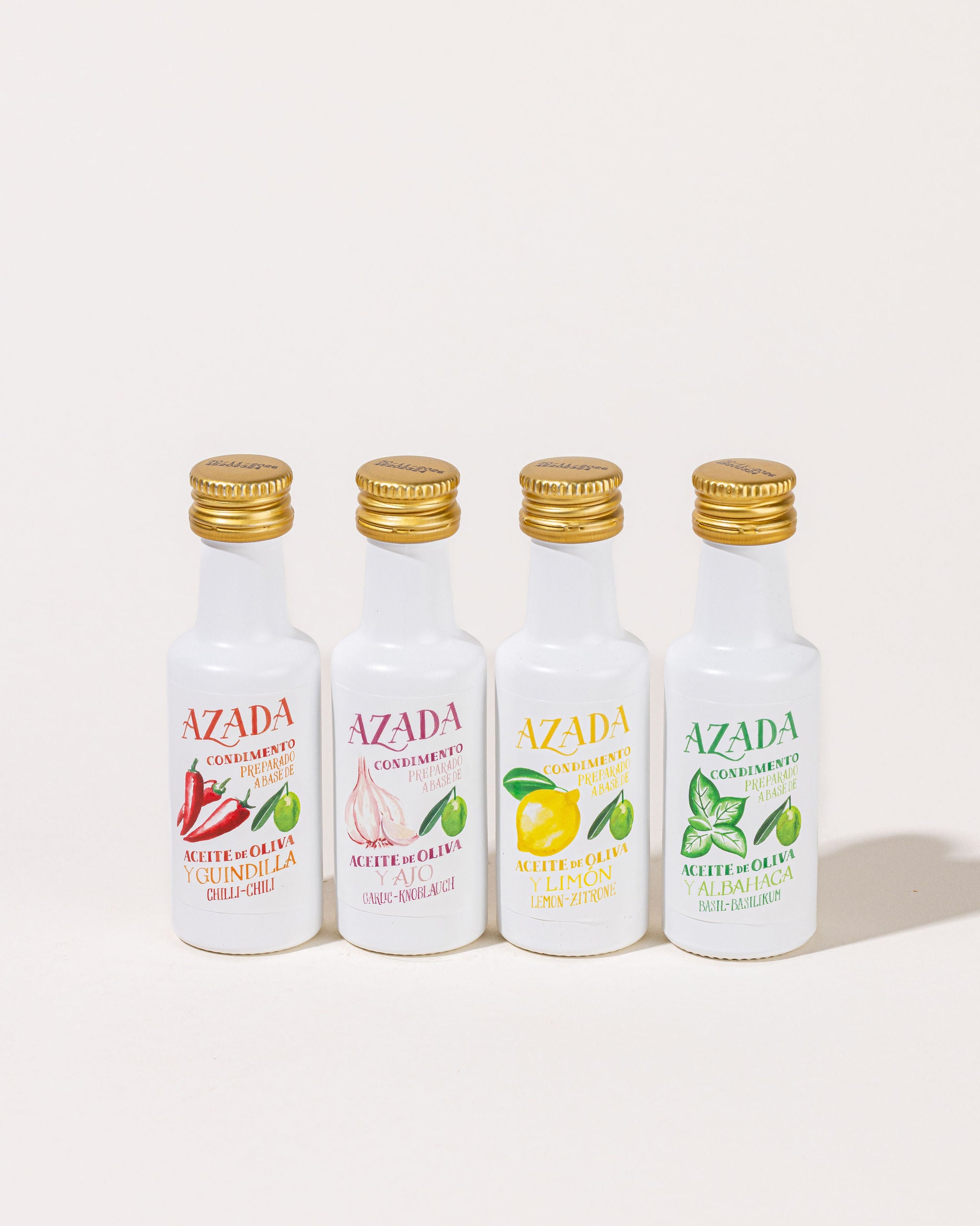 Set aromatisierter Olivenöle