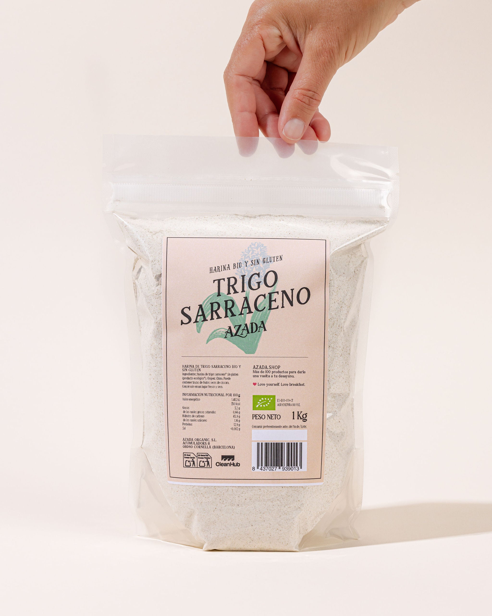 Bio glutenfreies Buchweizenmehl