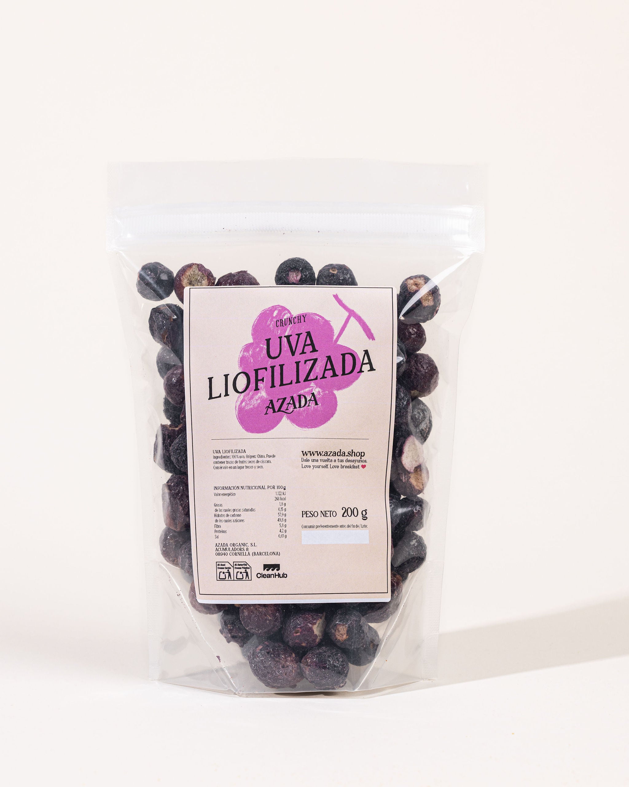 Gefriergetrocknete Trauben