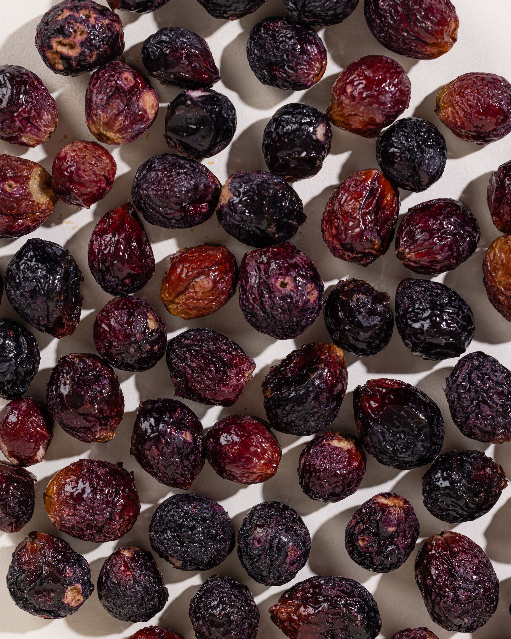 Gefriergetrocknete Trauben